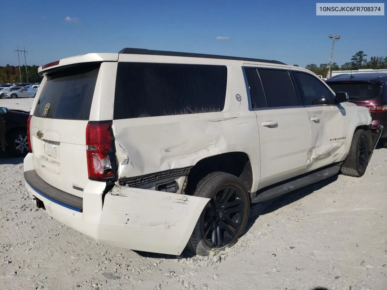 2015 Chevrolet Suburban C1500 Lt VIN: 1GNSCJKC6FR708374 Lot: 77336414