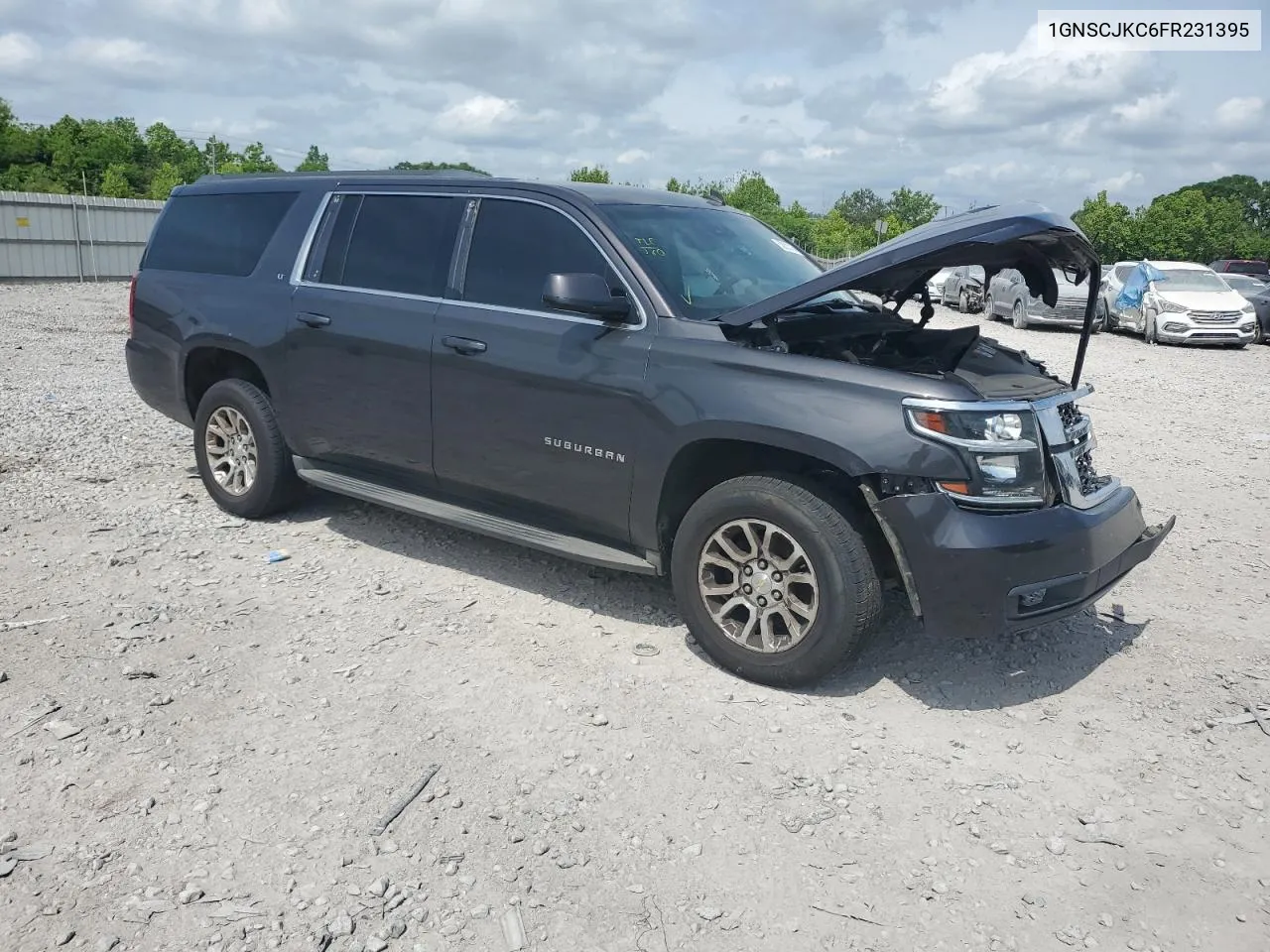 2015 Chevrolet Suburban C1500 Lt VIN: 1GNSCJKC6FR231395 Lot: 77584024