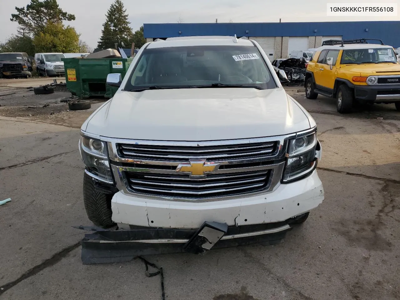 2015 Chevrolet Suburban K1500 Ltz VIN: 1GNSKKKC1FR556108 Lot: 78140614