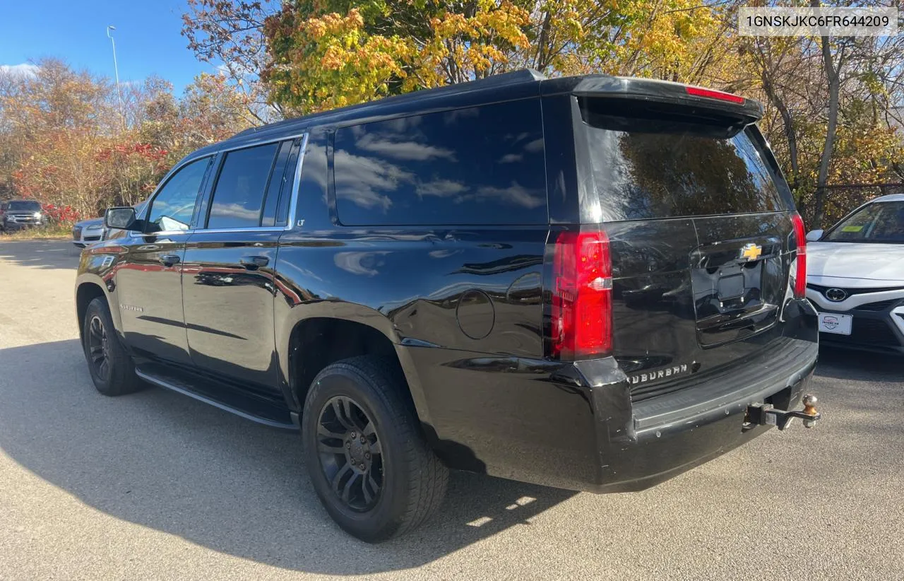 2015 Chevrolet Suburban K1500 Lt VIN: 1GNSKJKC6FR644209 Lot: 78308394