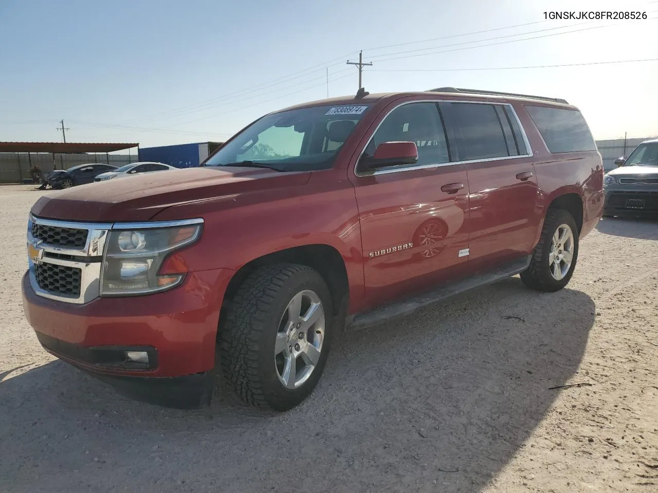 2015 Chevrolet Suburban K1500 Lt VIN: 1GNSKJKC8FR208526 Lot: 78308974