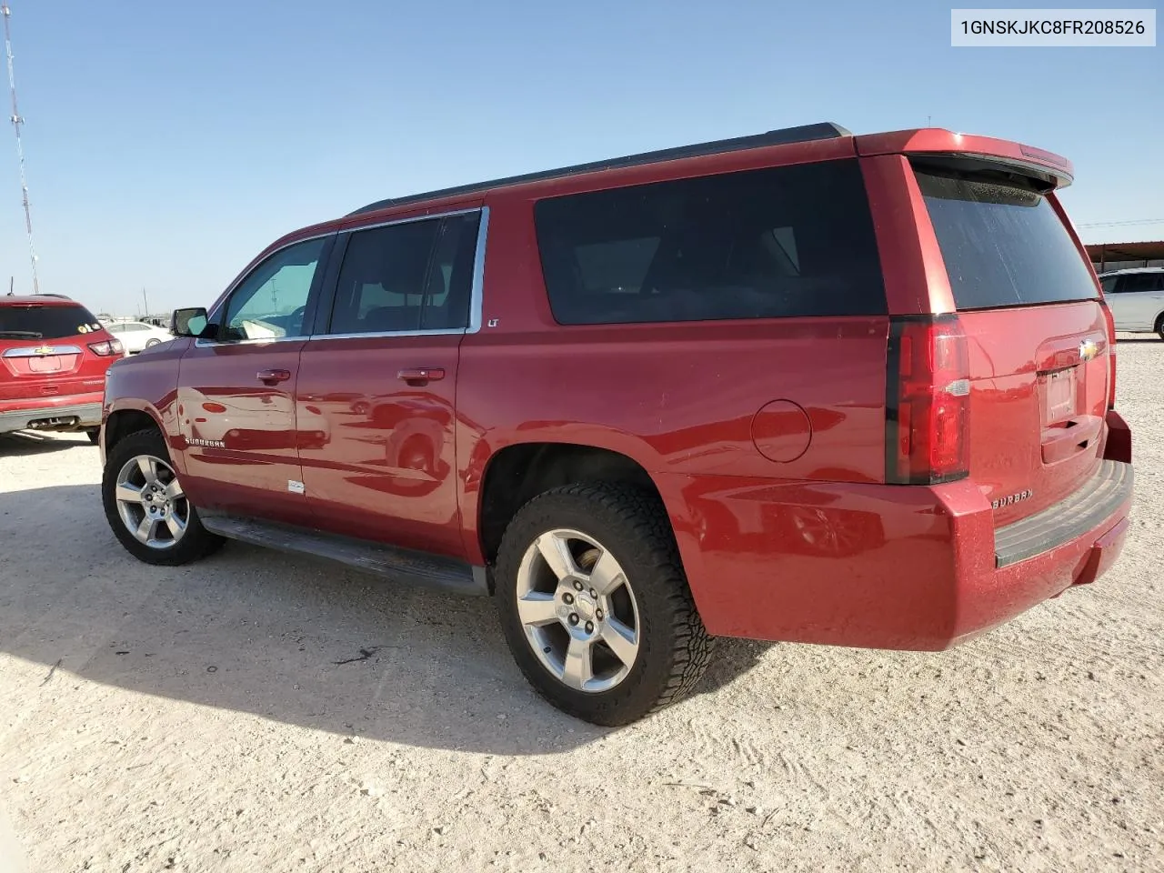 2015 Chevrolet Suburban K1500 Lt VIN: 1GNSKJKC8FR208526 Lot: 78308974