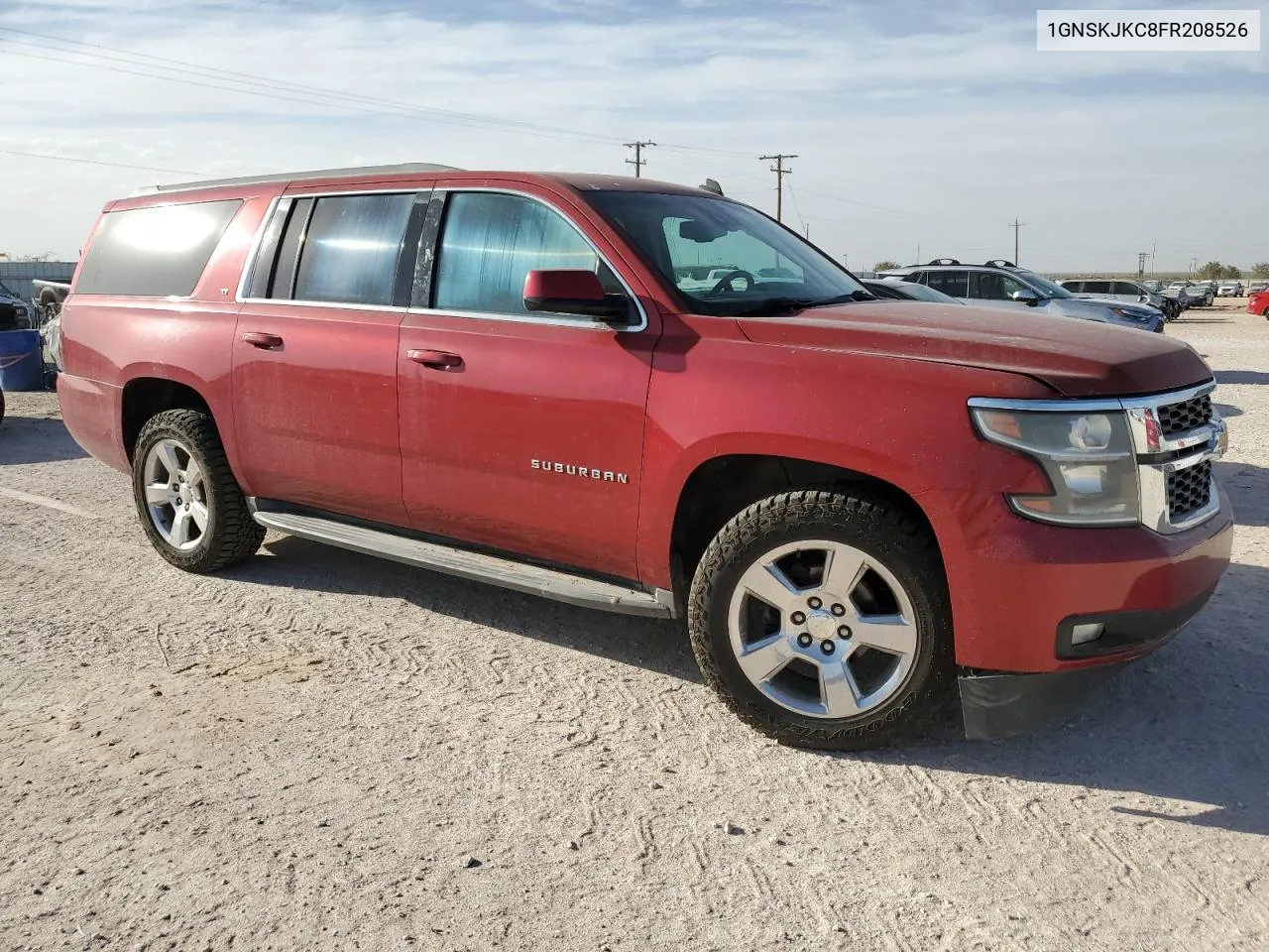 2015 Chevrolet Suburban K1500 Lt VIN: 1GNSKJKC8FR208526 Lot: 78308974