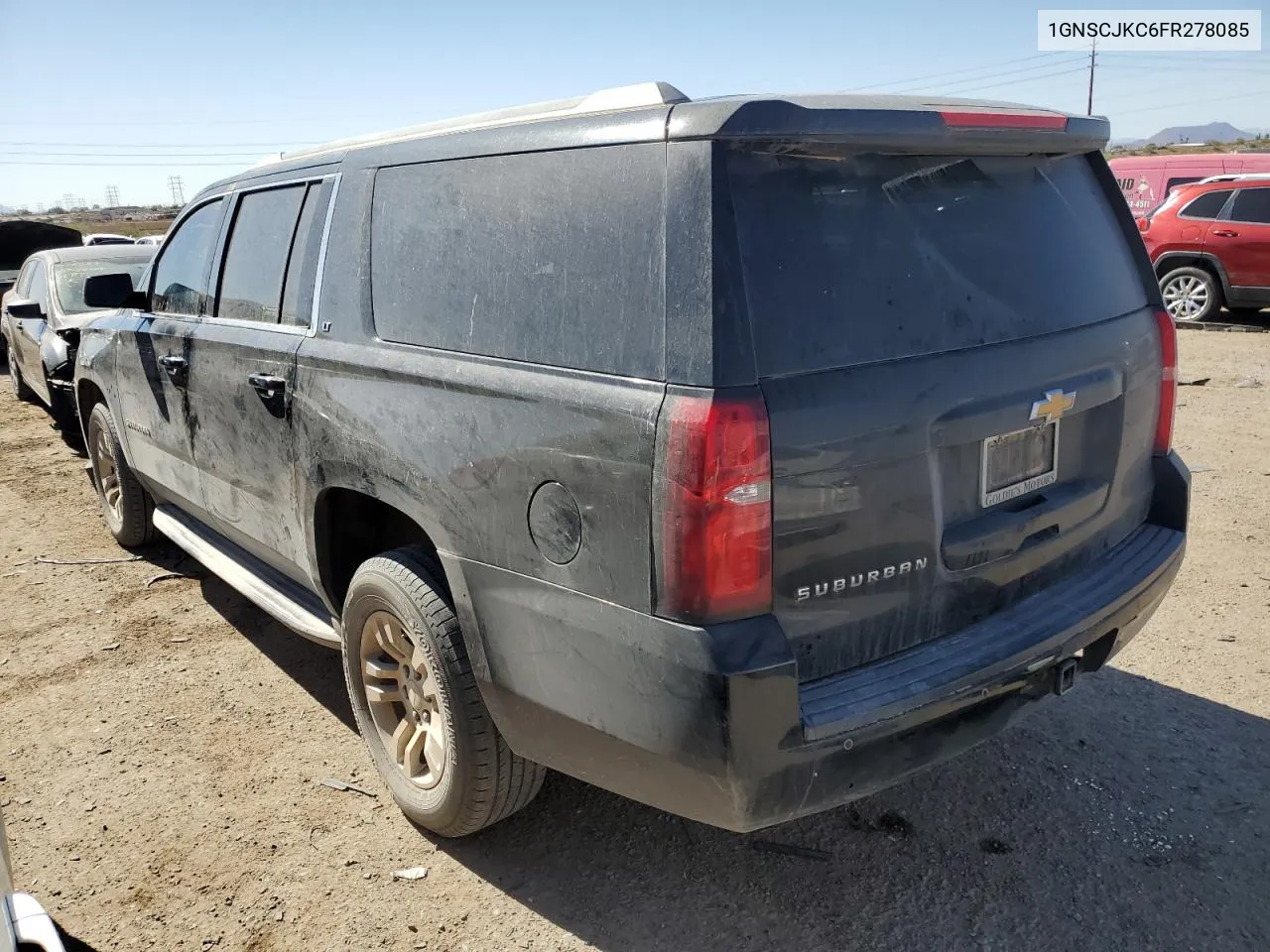 2015 Chevrolet Suburban C1500 Lt VIN: 1GNSCJKC6FR278085 Lot: 78848774