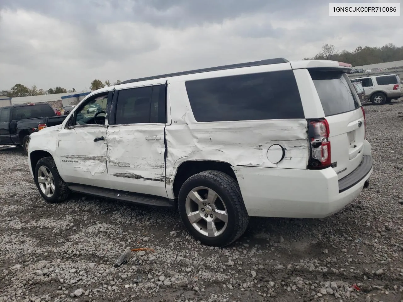 2015 Chevrolet Suburban C1500 Lt VIN: 1GNSCJKC0FR710086 Lot: 78992334