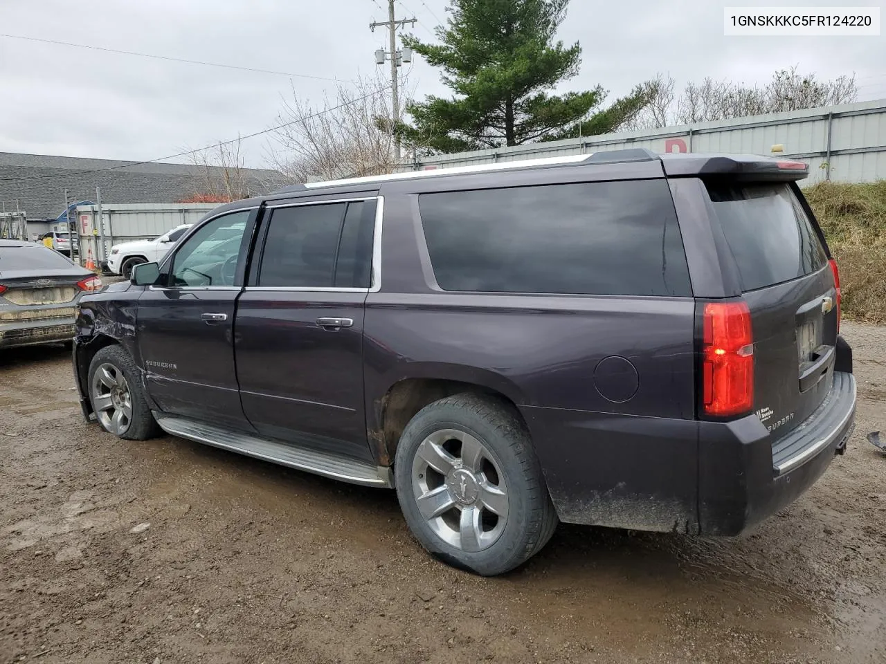 2015 Chevrolet Suburban K1500 Ltz VIN: 1GNSKKKC5FR124220 Lot: 79008244