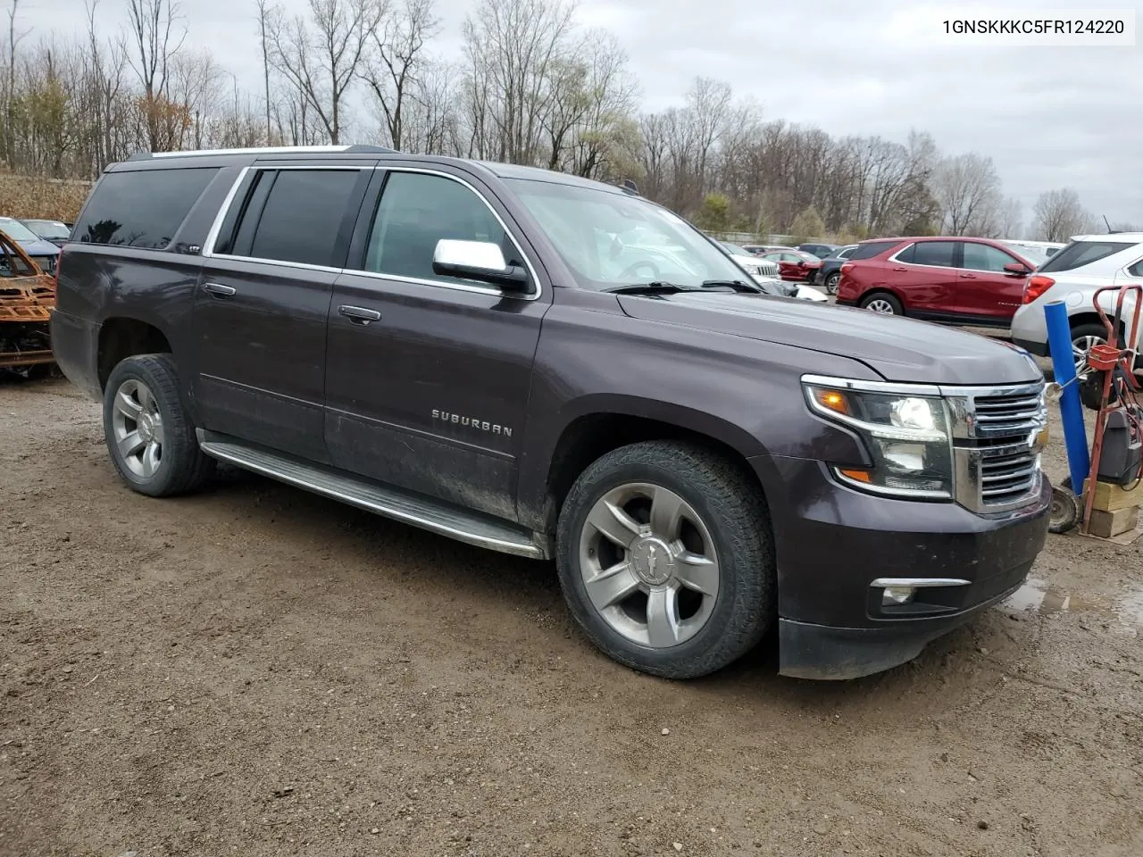 2015 Chevrolet Suburban K1500 Ltz VIN: 1GNSKKKC5FR124220 Lot: 79008244