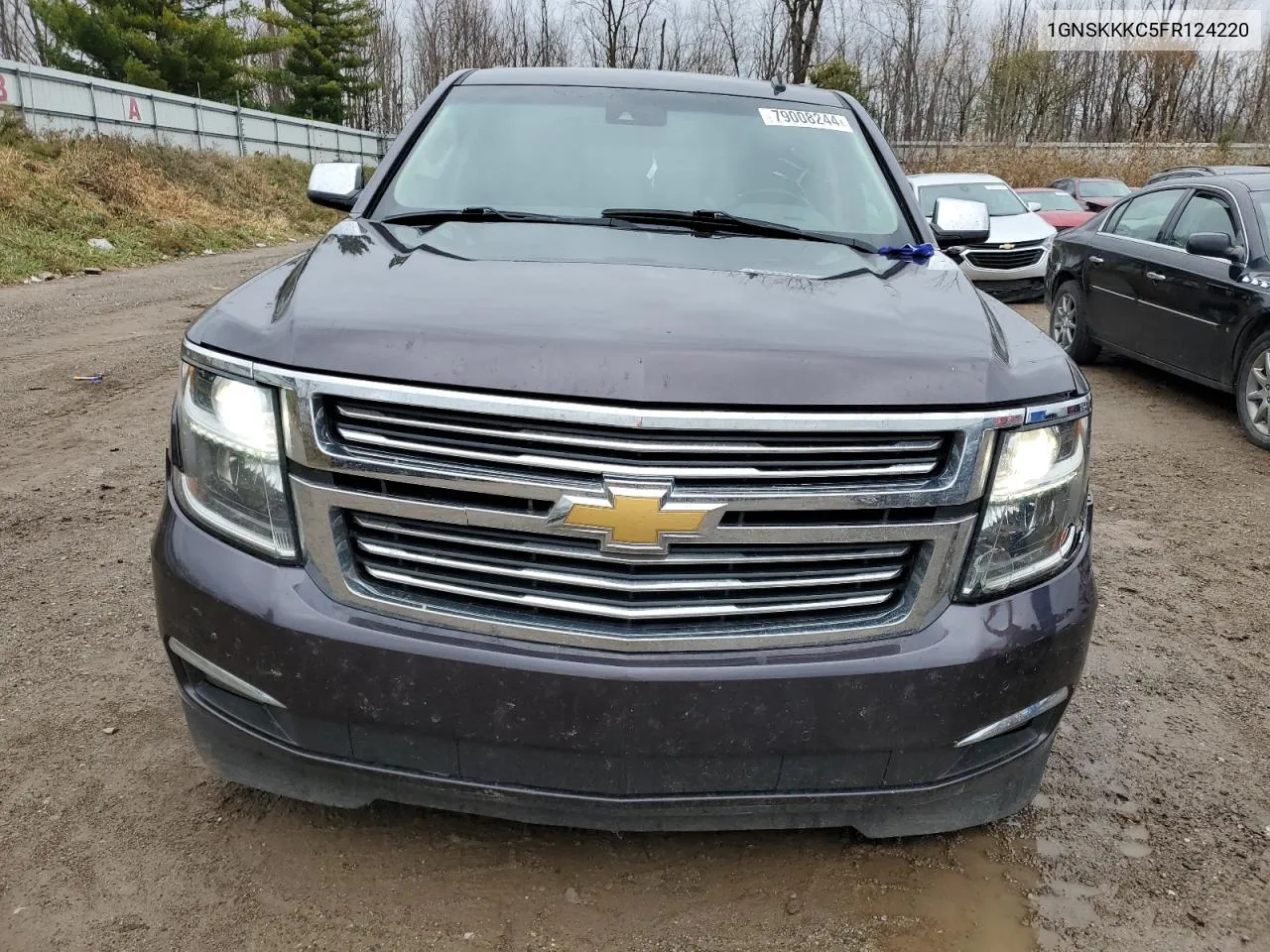 2015 Chevrolet Suburban K1500 Ltz VIN: 1GNSKKKC5FR124220 Lot: 79008244