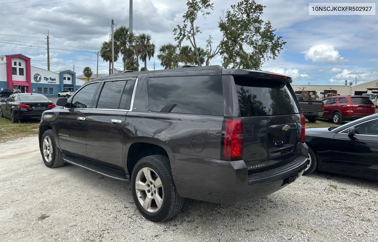 2015 Chevrolet Suburban C1500 Lt VIN: 1GNSCJKCXFR502927 Lot: 79323964