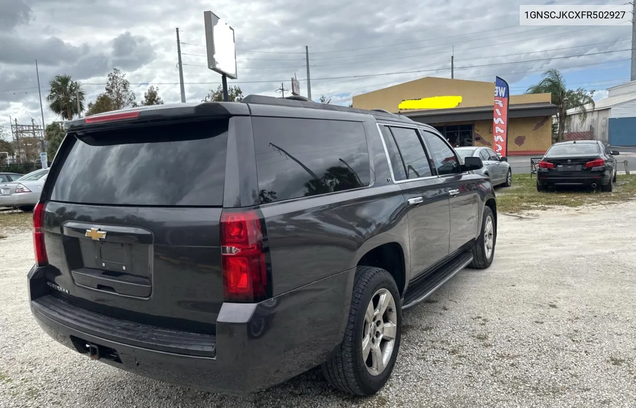 2015 Chevrolet Suburban C1500 Lt VIN: 1GNSCJKCXFR502927 Lot: 79323964