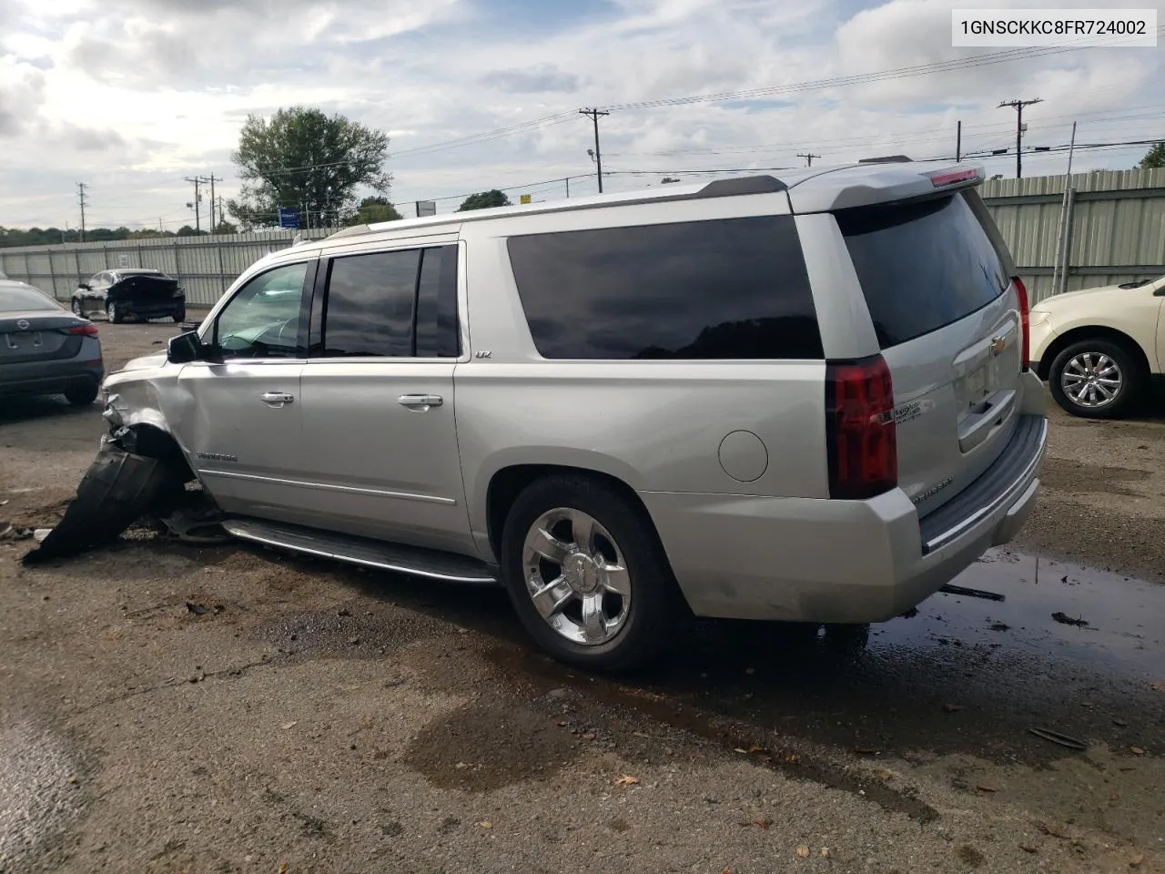 2015 Chevrolet Suburban C1500 Ltz VIN: 1GNSCKKC8FR724002 Lot: 79354324