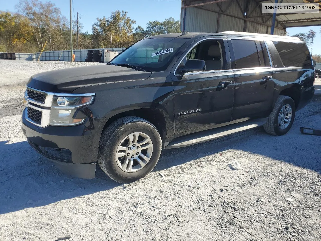 2015 Chevrolet Suburban C1500 Lt VIN: 1GNSCJKC2FR291903 Lot: 79424704