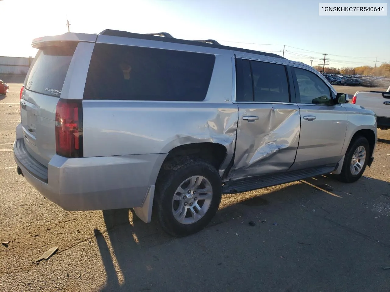 2015 Chevrolet Suburban K1500 Ls VIN: 1GNSKHKC7FR540644 Lot: 79468294