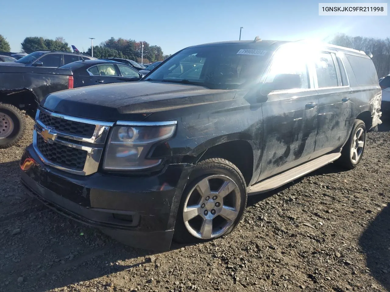 2015 Chevrolet Suburban K1500 Lt VIN: 1GNSKJKC9FR211998 Lot: 79900304