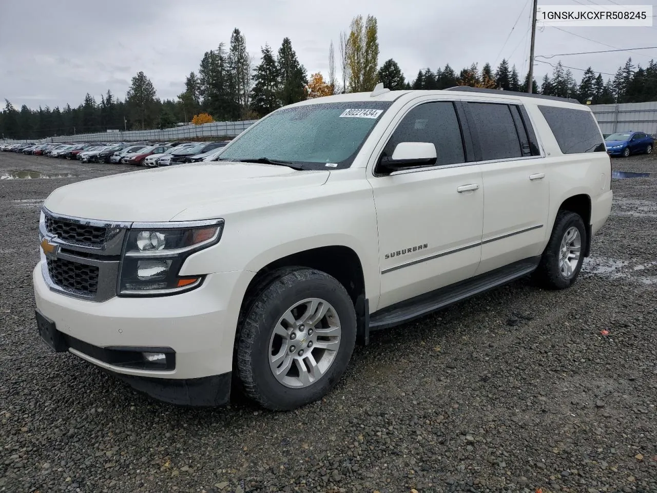 2015 Chevrolet Suburban K1500 Lt VIN: 1GNSKJKCXFR508245 Lot: 80227434