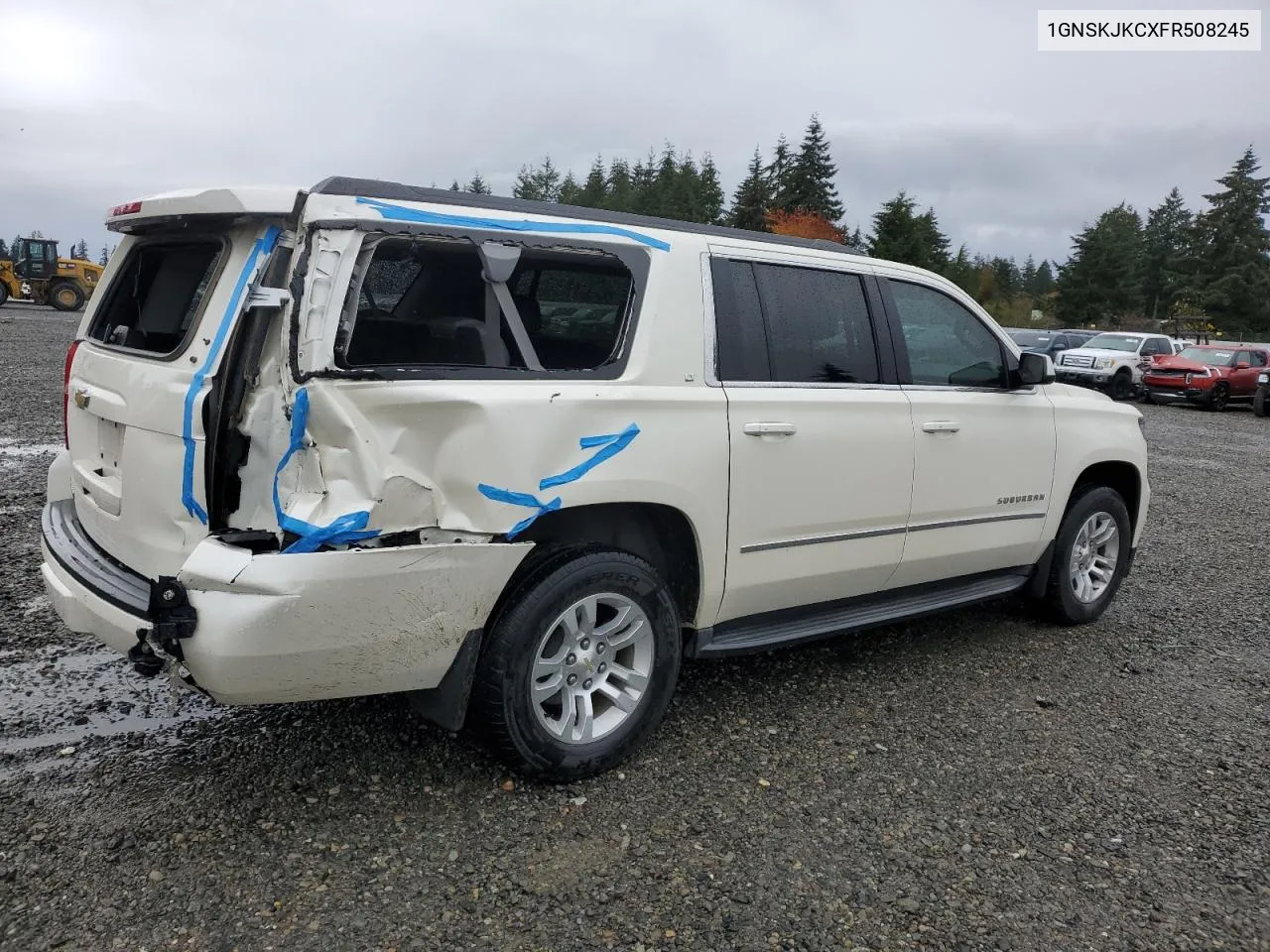 2015 Chevrolet Suburban K1500 Lt VIN: 1GNSKJKCXFR508245 Lot: 80227434