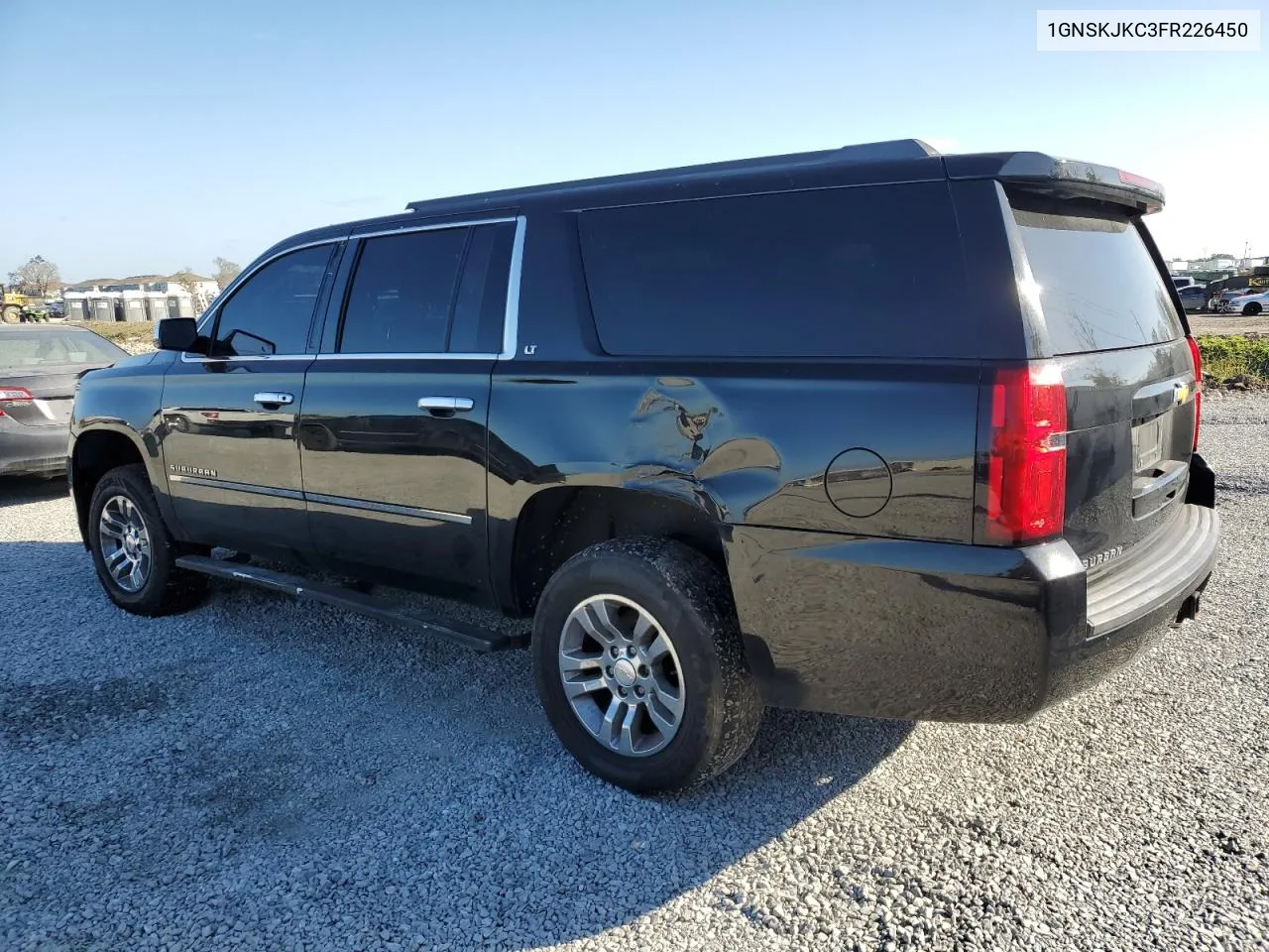 2015 Chevrolet Suburban K1500 Lt VIN: 1GNSKJKC3FR226450 Lot: 80738474