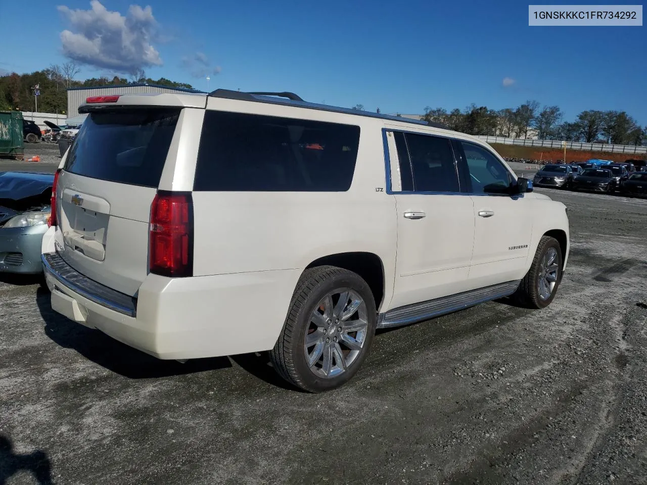 2015 Chevrolet Suburban K1500 Ltz VIN: 1GNSKKKC1FR734292 Lot: 80950874