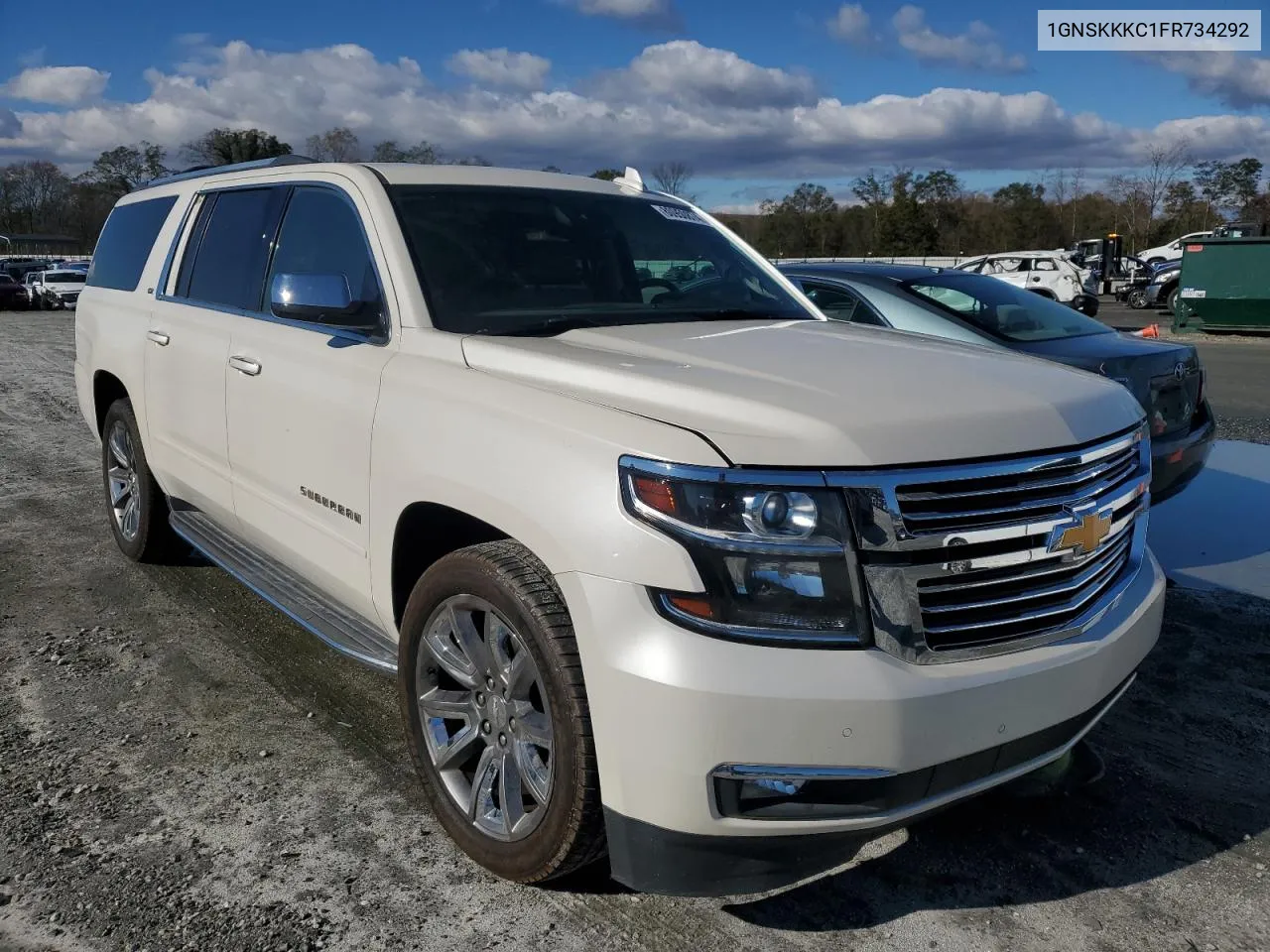 2015 Chevrolet Suburban K1500 Ltz VIN: 1GNSKKKC1FR734292 Lot: 80950874