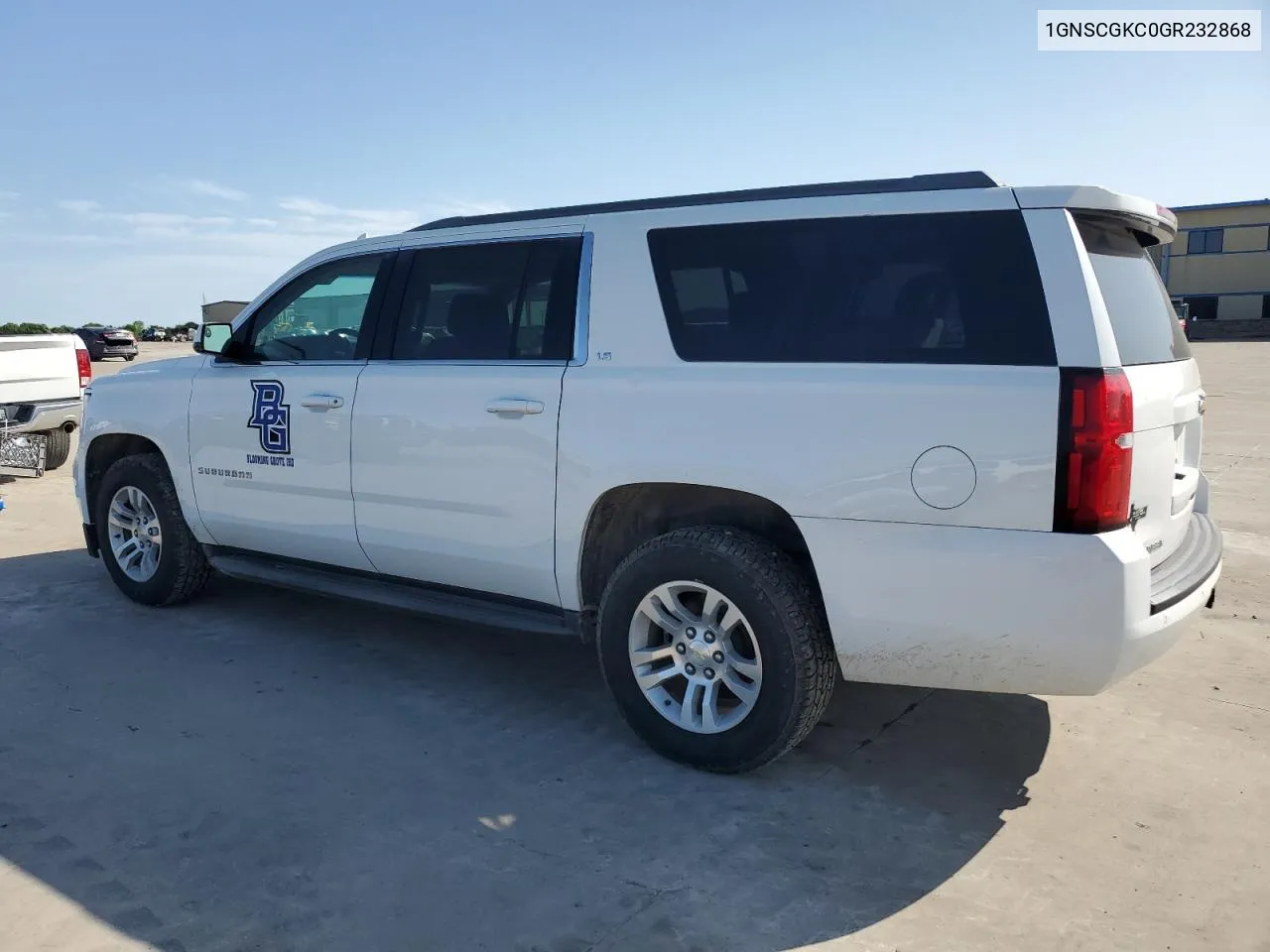 2016 Chevrolet Suburban C1500 Ls VIN: 1GNSCGKC0GR232868 Lot: 52762814