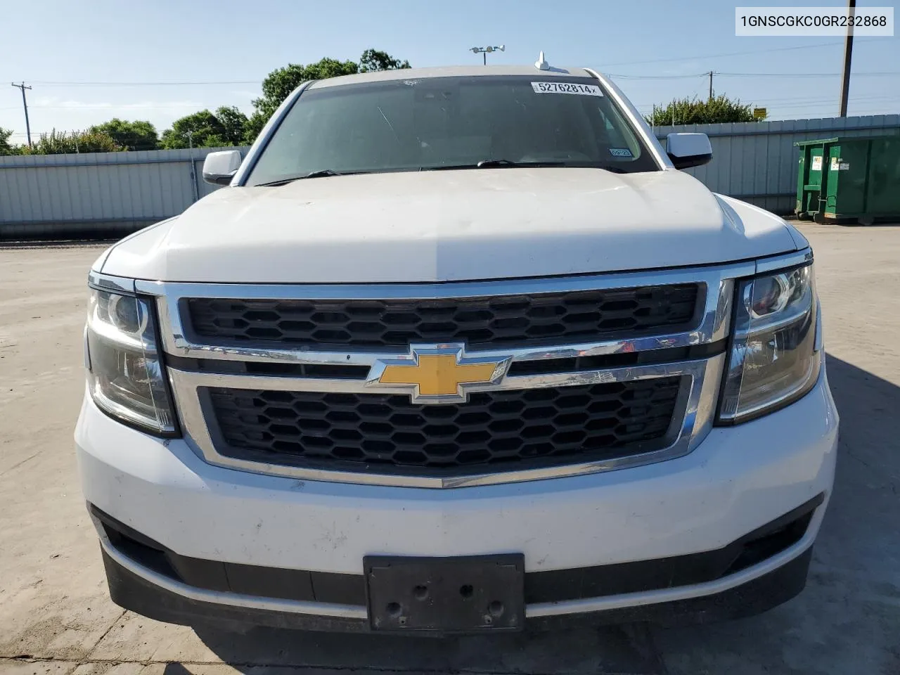 2016 Chevrolet Suburban C1500 Ls VIN: 1GNSCGKC0GR232868 Lot: 52762814