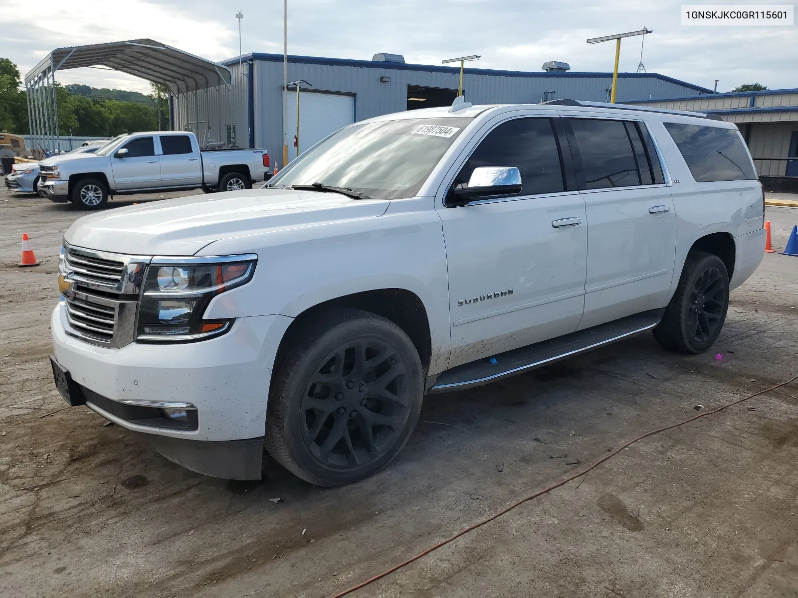 2016 Chevrolet Suburban K1500 Ltz VIN: 1GNSKJKC0GR115601 Lot: 61987504