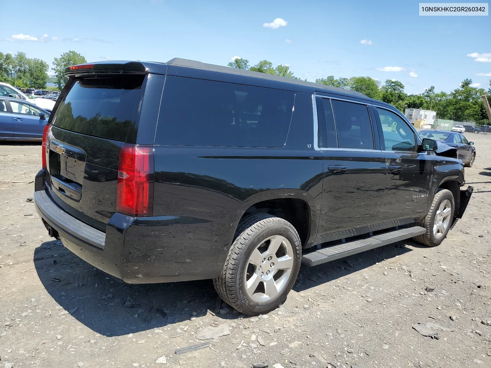 2016 Chevrolet Suburban K1500 Lt VIN: 1GNSKHKC2GR260342 Lot: 63757454