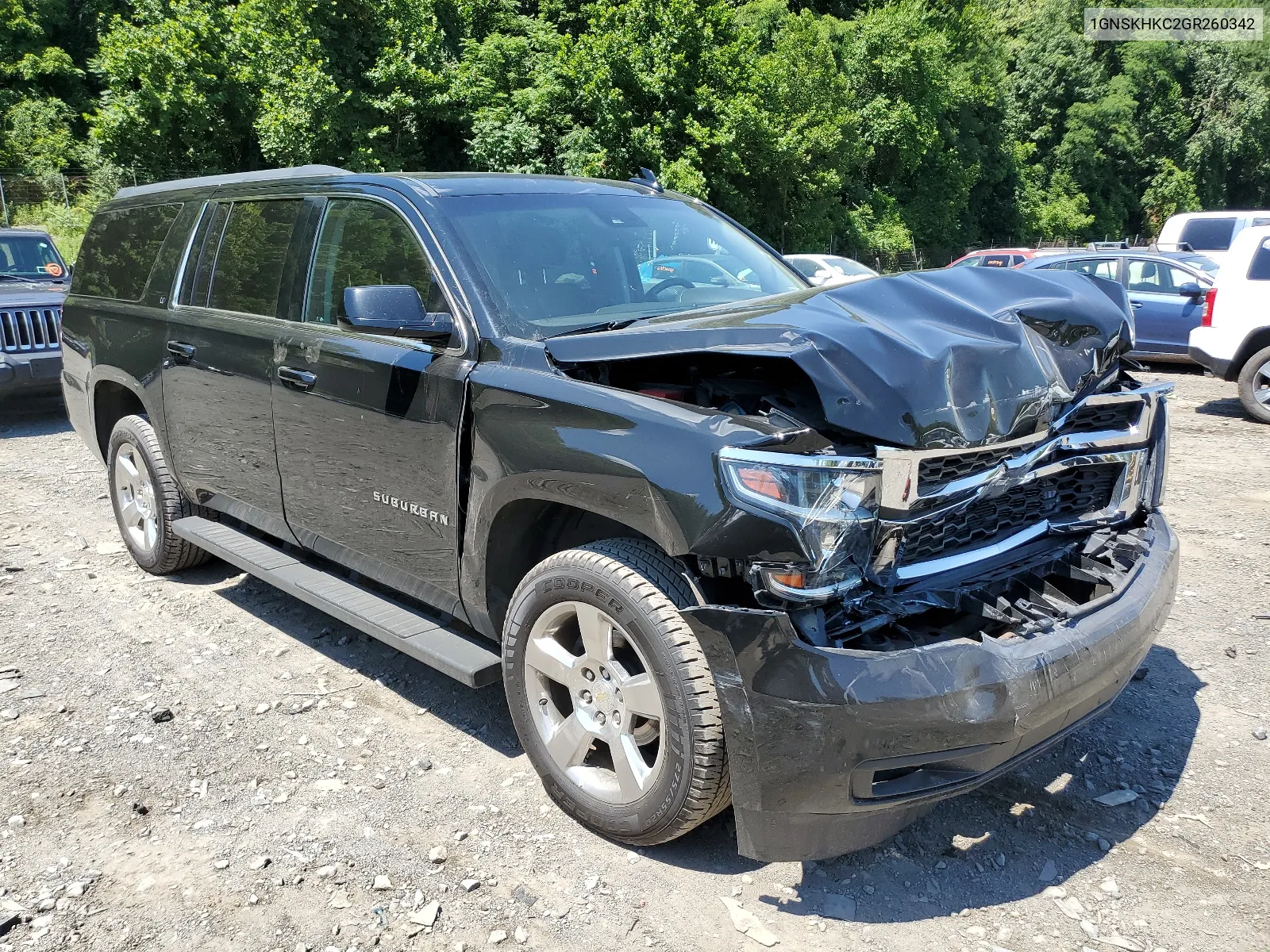 2016 Chevrolet Suburban K1500 Lt VIN: 1GNSKHKC2GR260342 Lot: 63757454