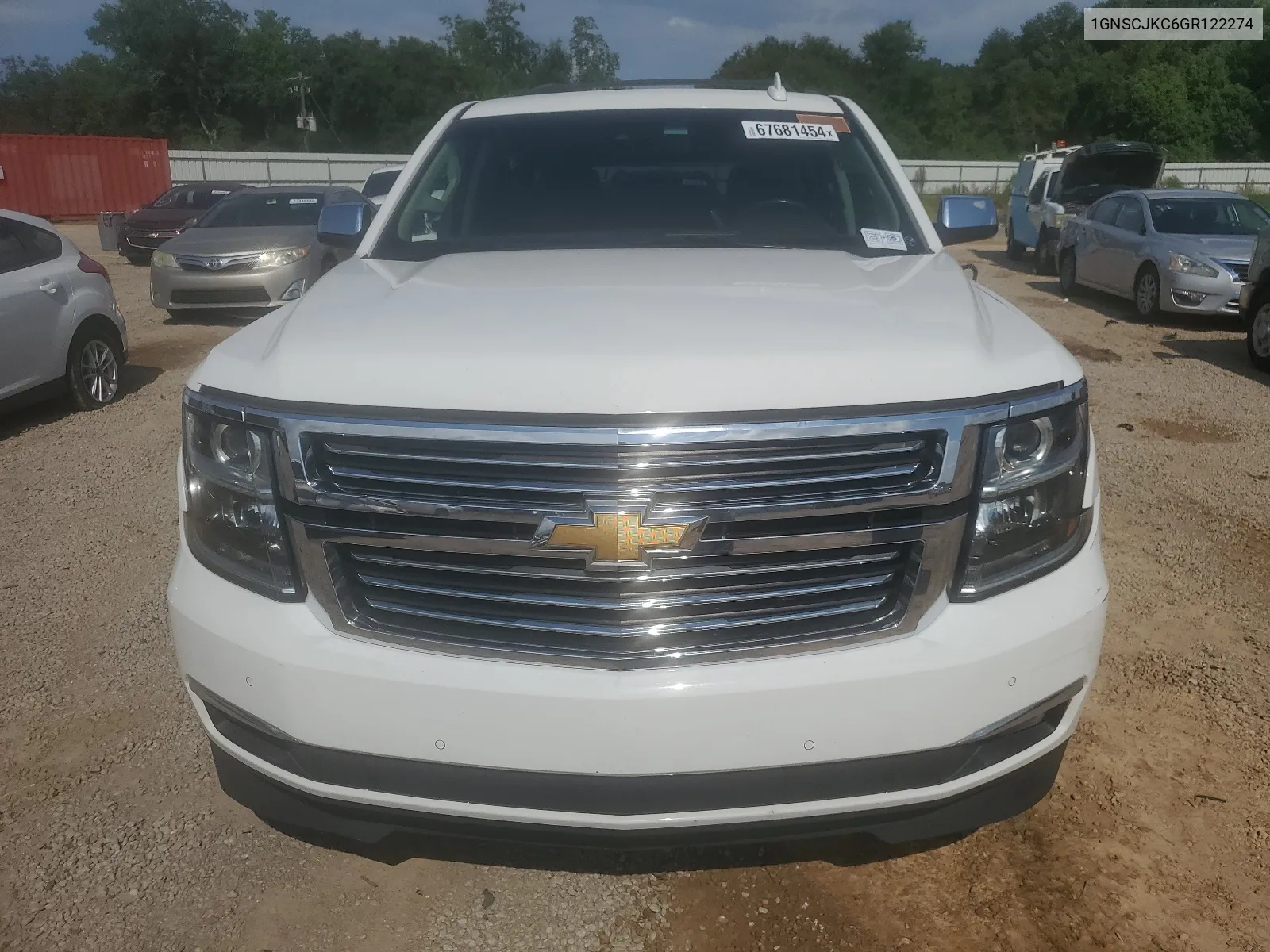 2016 Chevrolet Suburban C1500 Ltz VIN: 1GNSCJKC6GR122274 Lot: 67681454