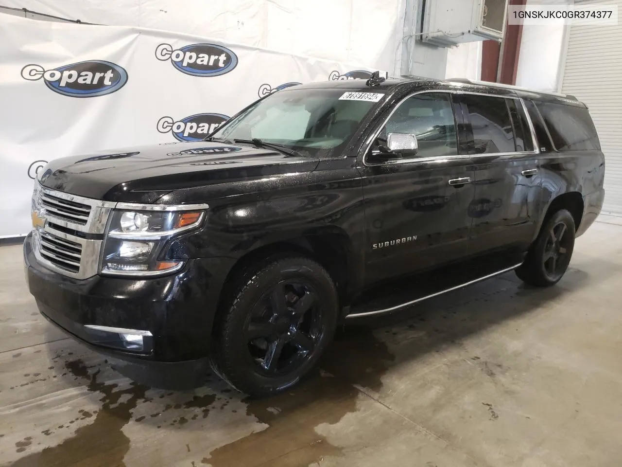 1GNSKJKC0GR374377 2016 Chevrolet Suburban K1500 Ltz