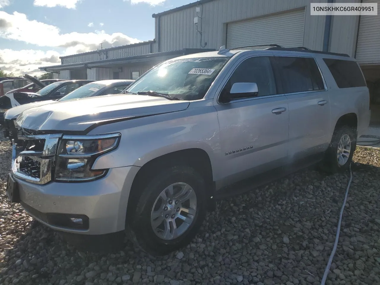 2016 Chevrolet Suburban K1500 Lt VIN: 1GNSKHKC6GR409951 Lot: 70265364