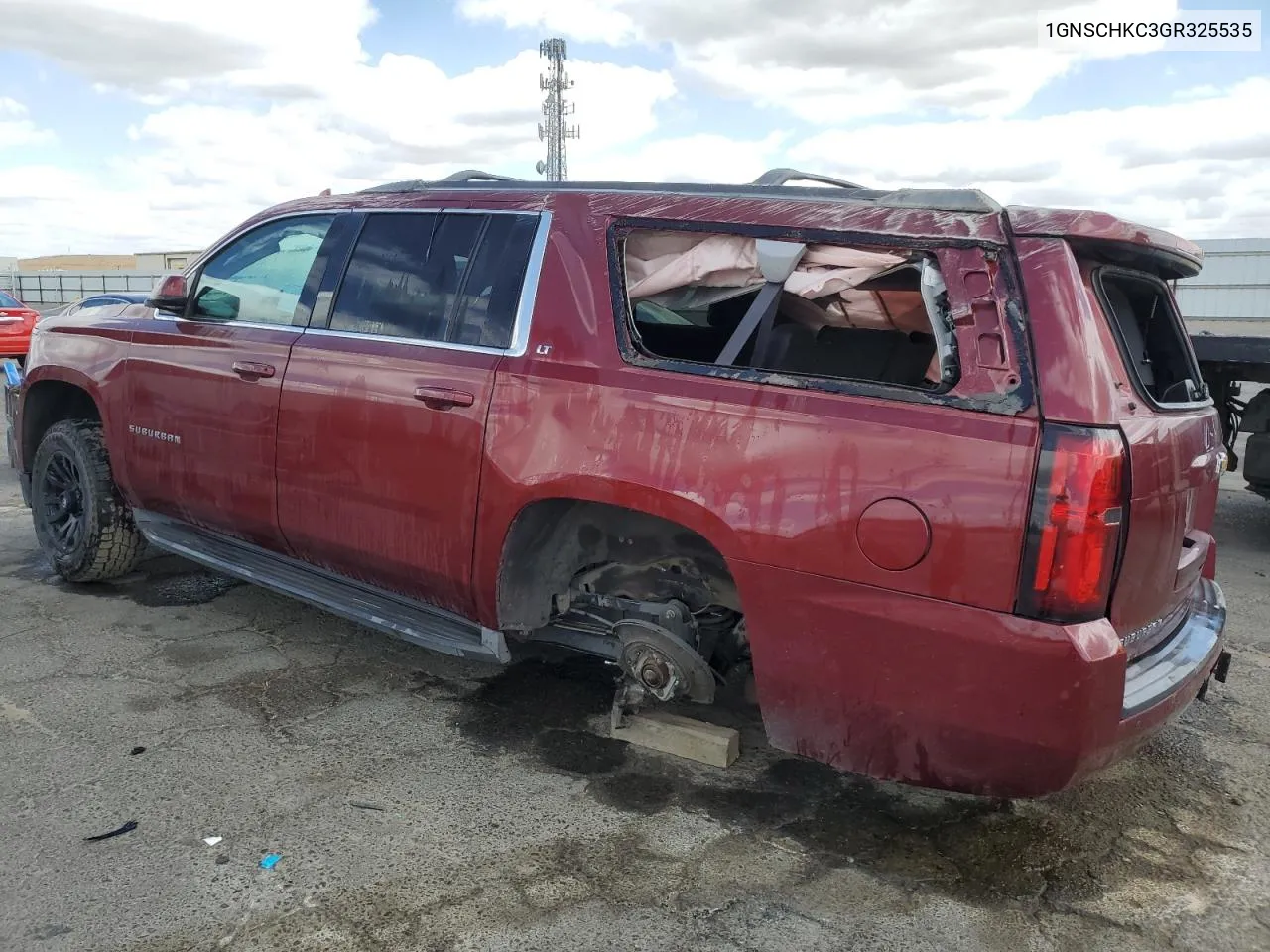 2016 Chevrolet Suburban C1500 Lt VIN: 1GNSCHKC3GR325535 Lot: 70905764