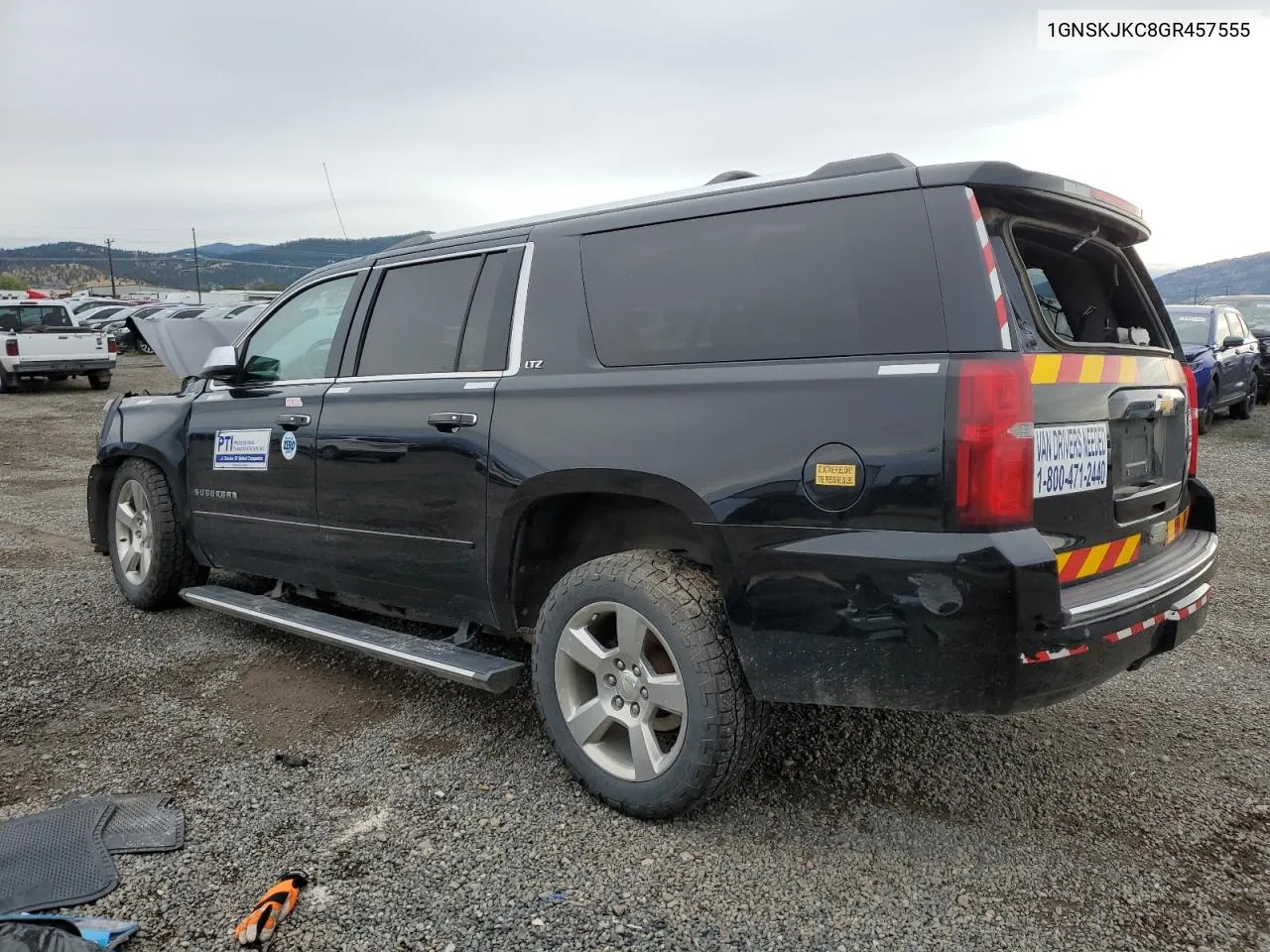 2016 Chevrolet Suburban K1500 Ltz VIN: 1GNSKJKC8GR457555 Lot: 71036224