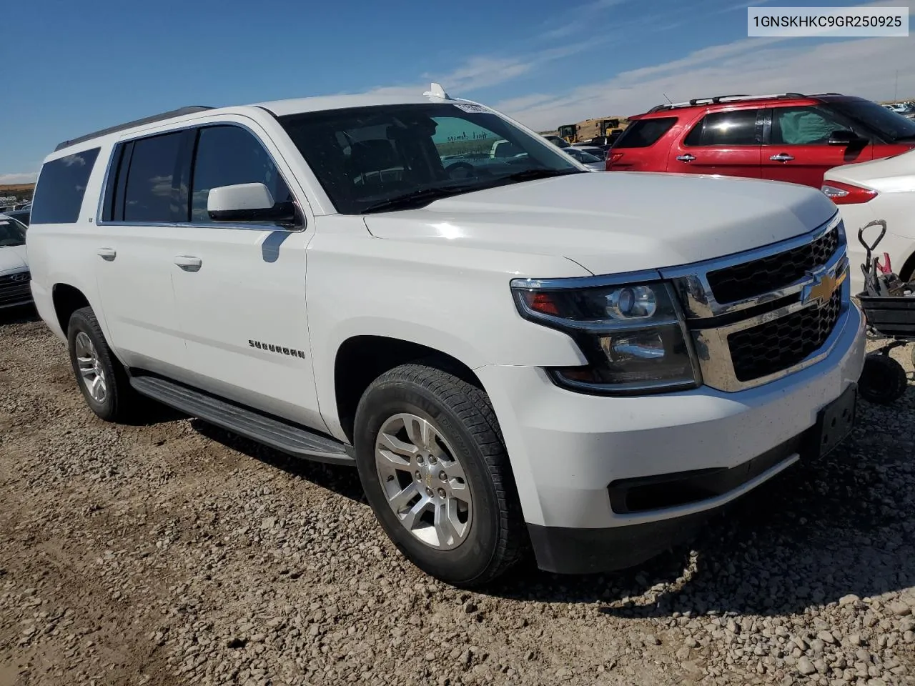 2016 Chevrolet Suburban K1500 Lt VIN: 1GNSKHKC9GR250925 Lot: 71539174