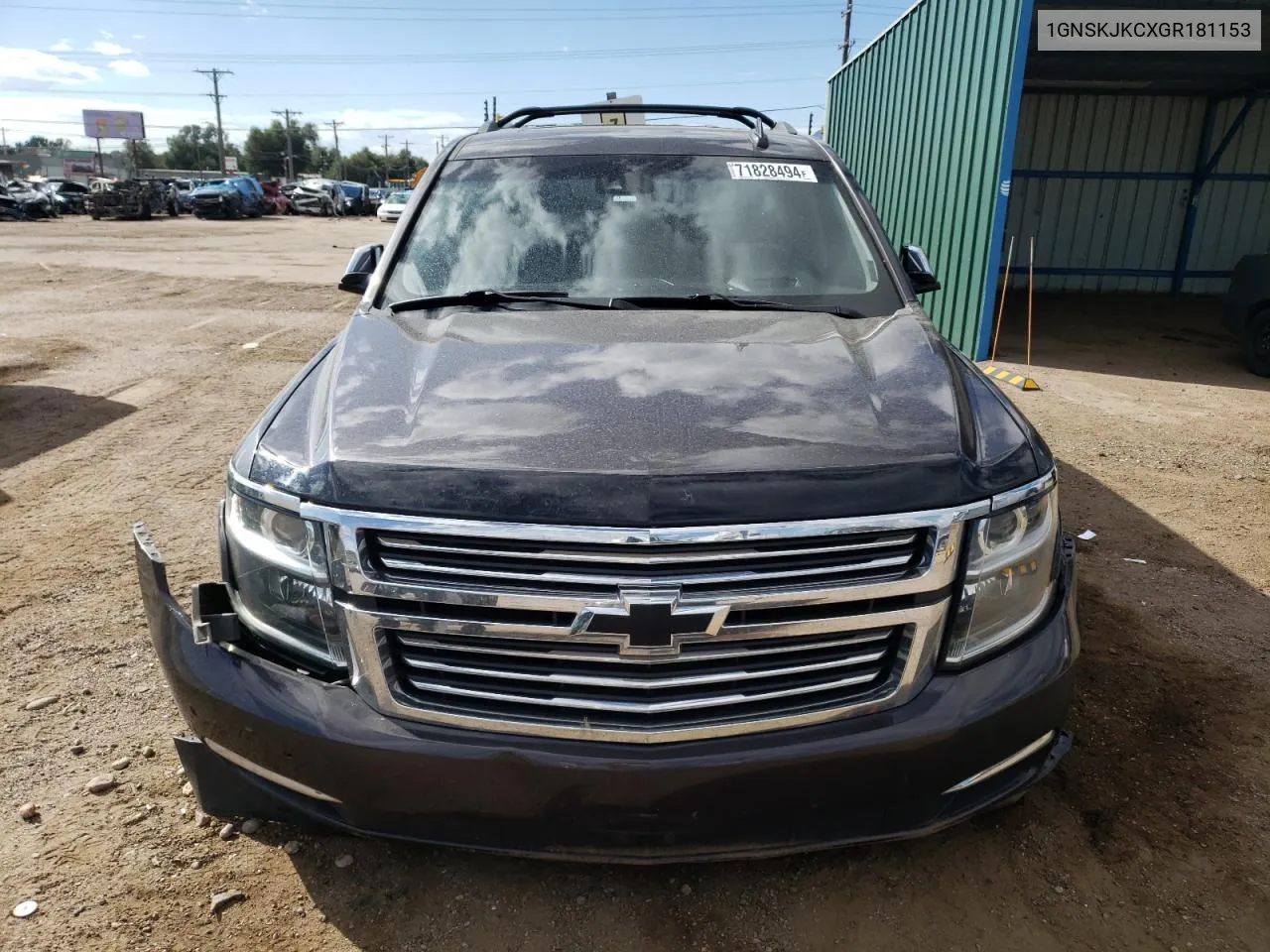 2016 Chevrolet Suburban K1500 Ltz VIN: 1GNSKJKCXGR181153 Lot: 71828494