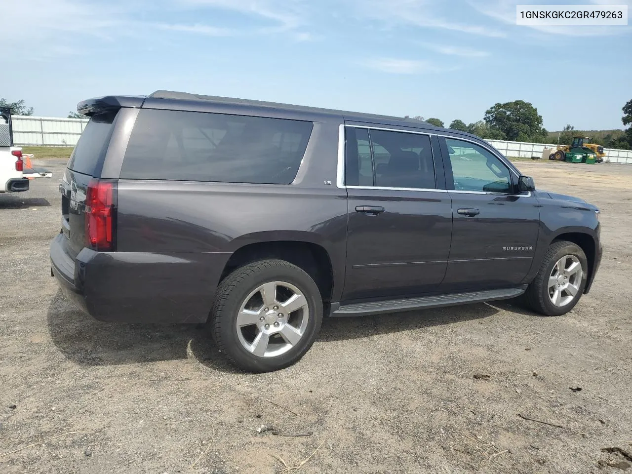 2016 Chevrolet Suburban K1500 Ls VIN: 1GNSKGKC2GR479263 Lot: 72085834