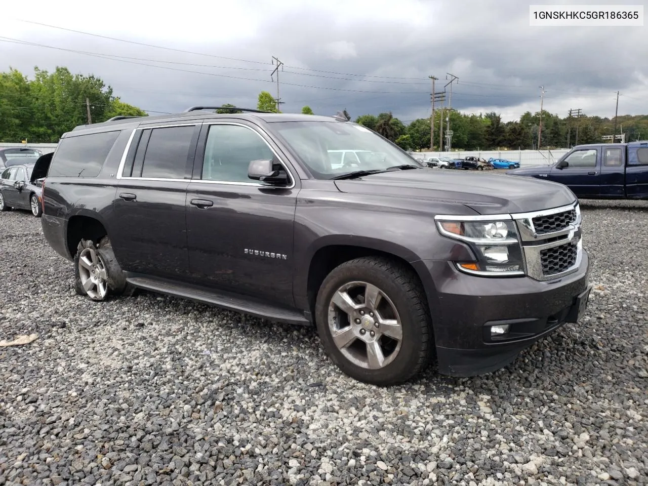 2016 Chevrolet Suburban K1500 Lt VIN: 1GNSKHKC5GR186365 Lot: 72158014