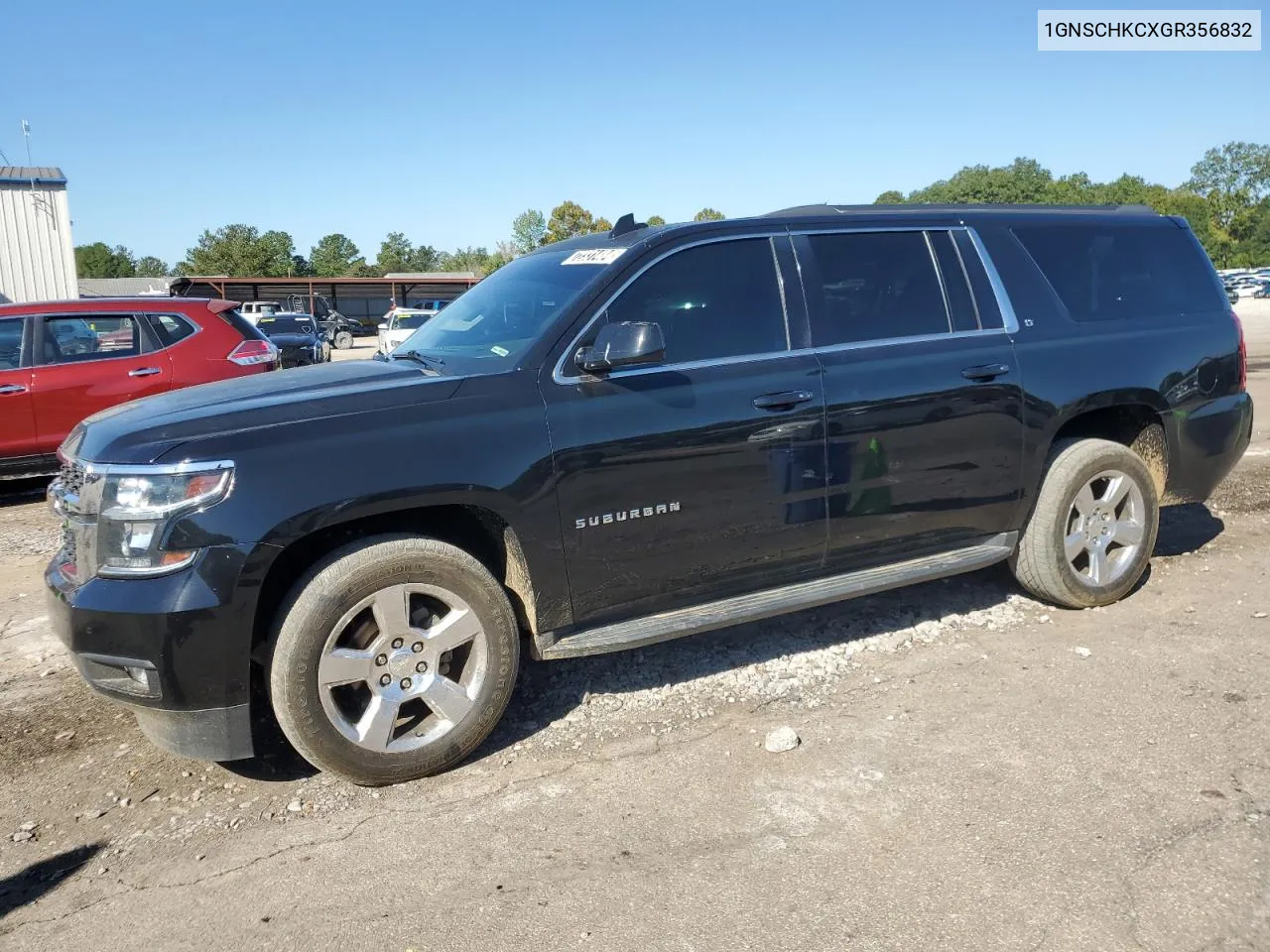 2016 Chevrolet Suburban C1500 Lt VIN: 1GNSCHKCXGR356832 Lot: 72331484