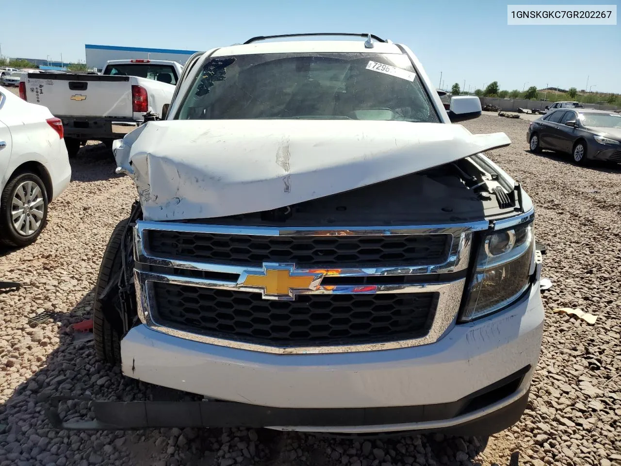 2016 Chevrolet Suburban K1500 Ls VIN: 1GNSKGKC7GR202267 Lot: 72967414