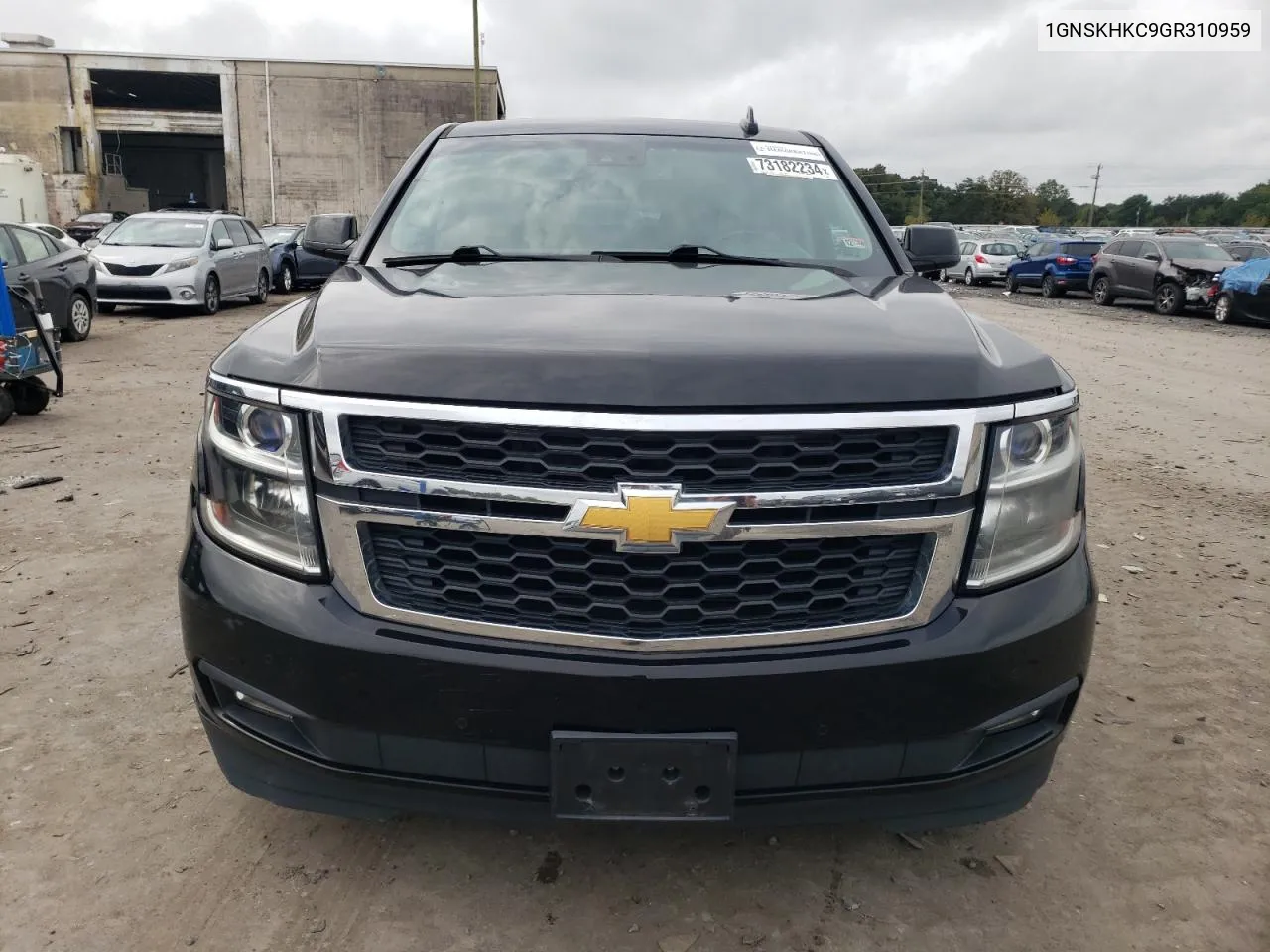 2016 Chevrolet Suburban K1500 Lt VIN: 1GNSKHKC9GR310959 Lot: 73182234