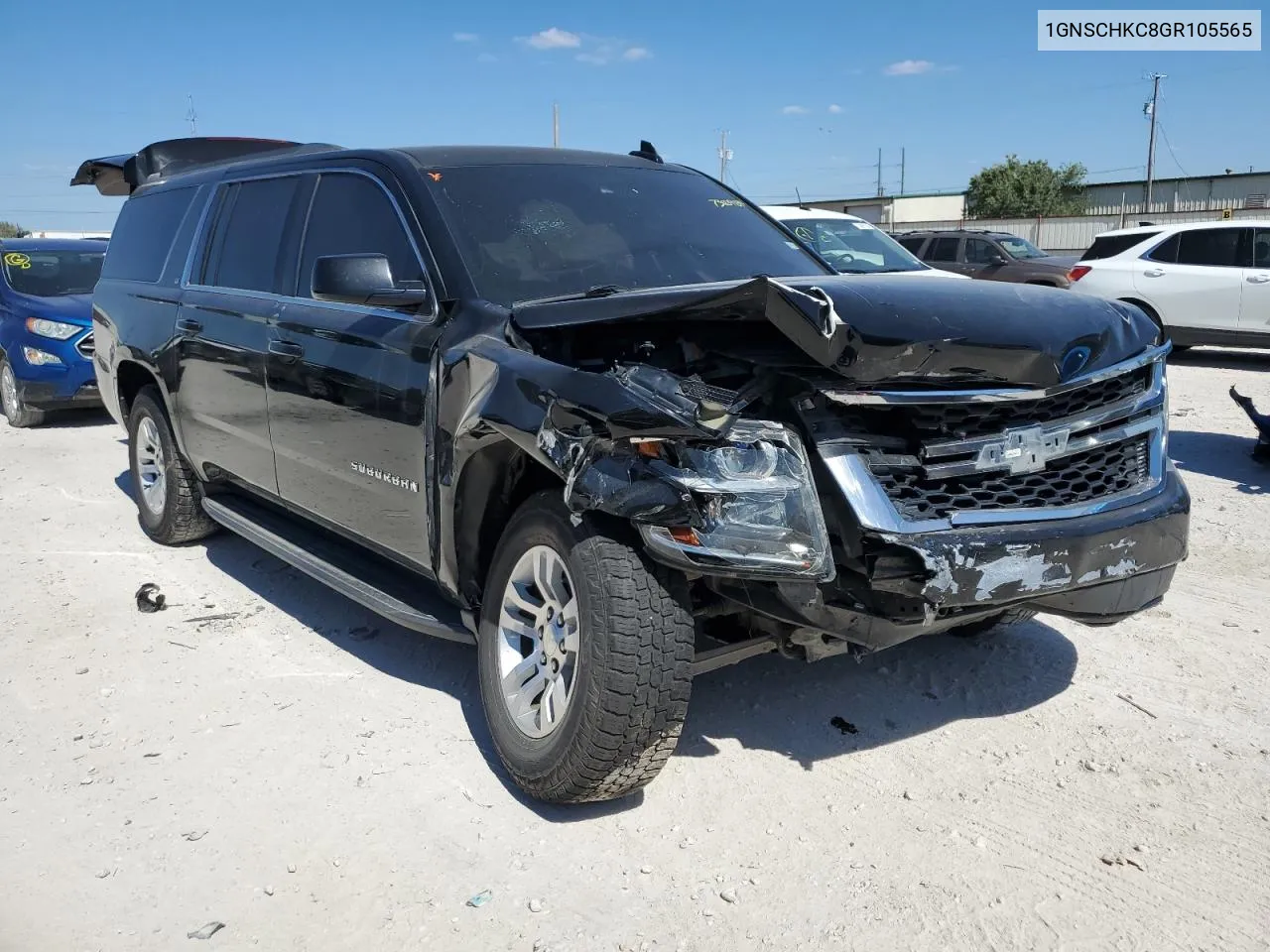 2016 Chevrolet Suburban C1500 Lt VIN: 1GNSCHKC8GR105565 Lot: 73839894