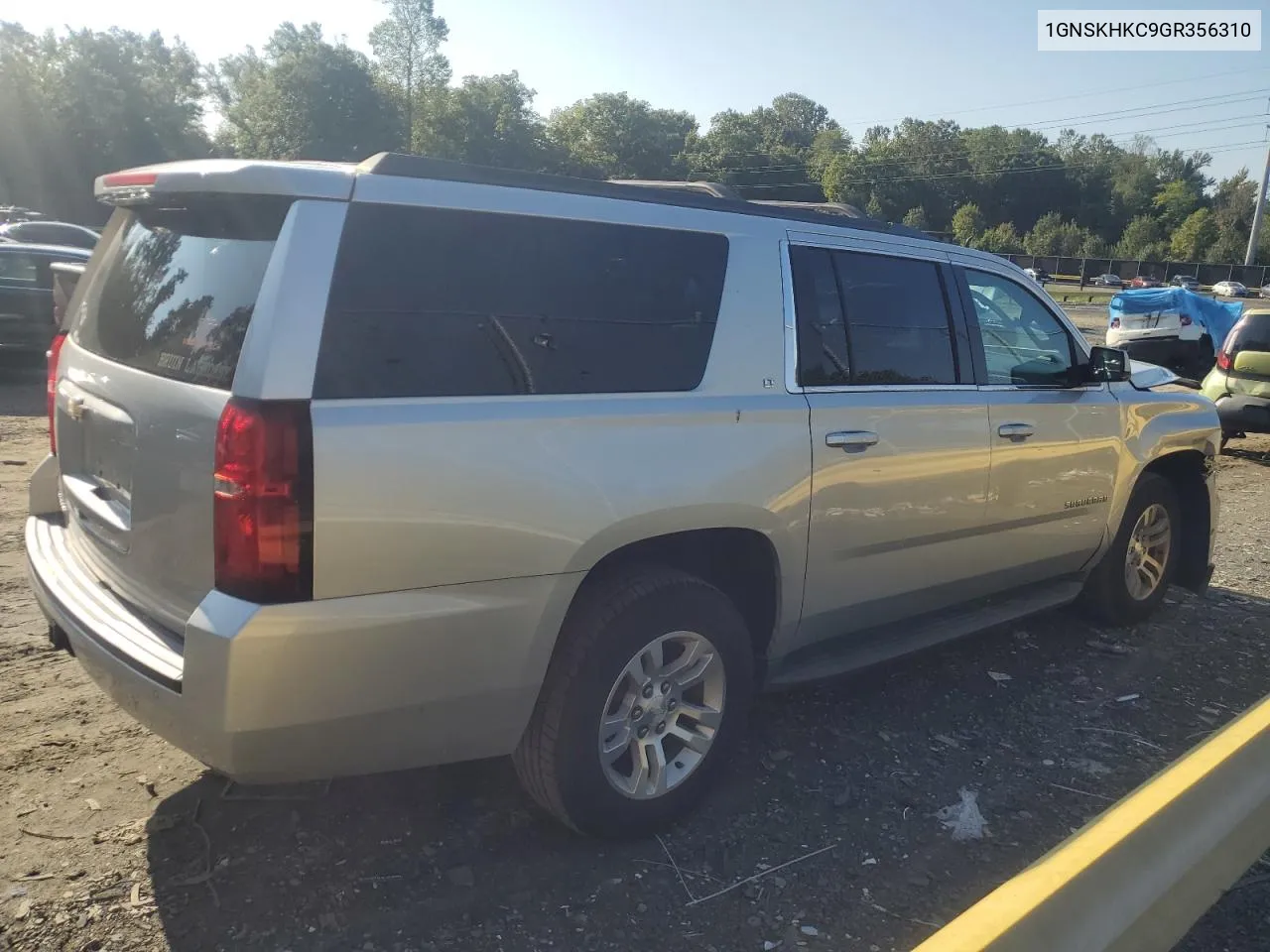 2016 Chevrolet Suburban K1500 Lt VIN: 1GNSKHKC9GR356310 Lot: 74440274