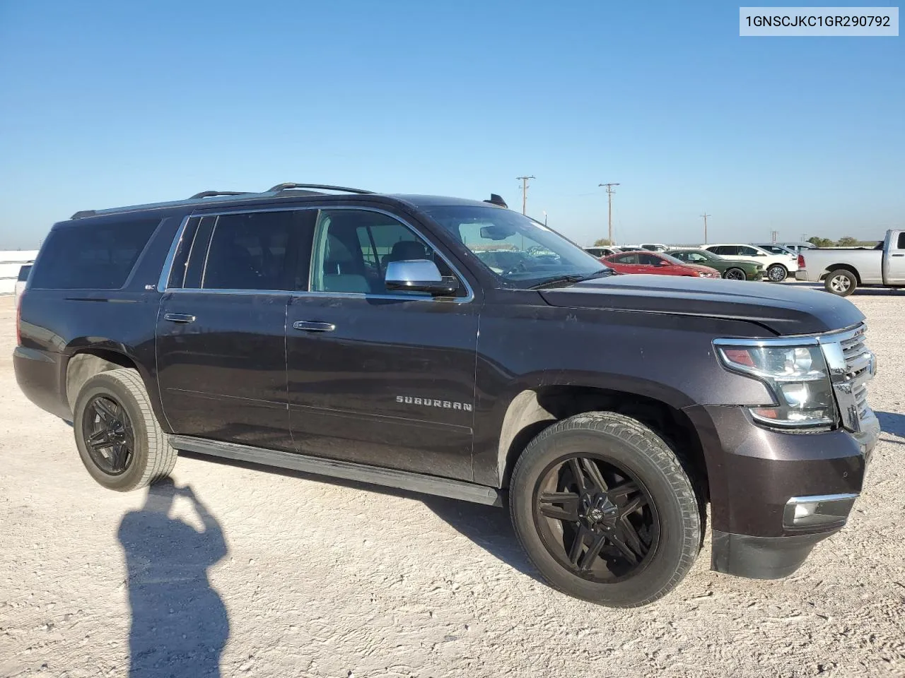 2016 Chevrolet Suburban C1500 Ltz VIN: 1GNSCJKC1GR290792 Lot: 74811514