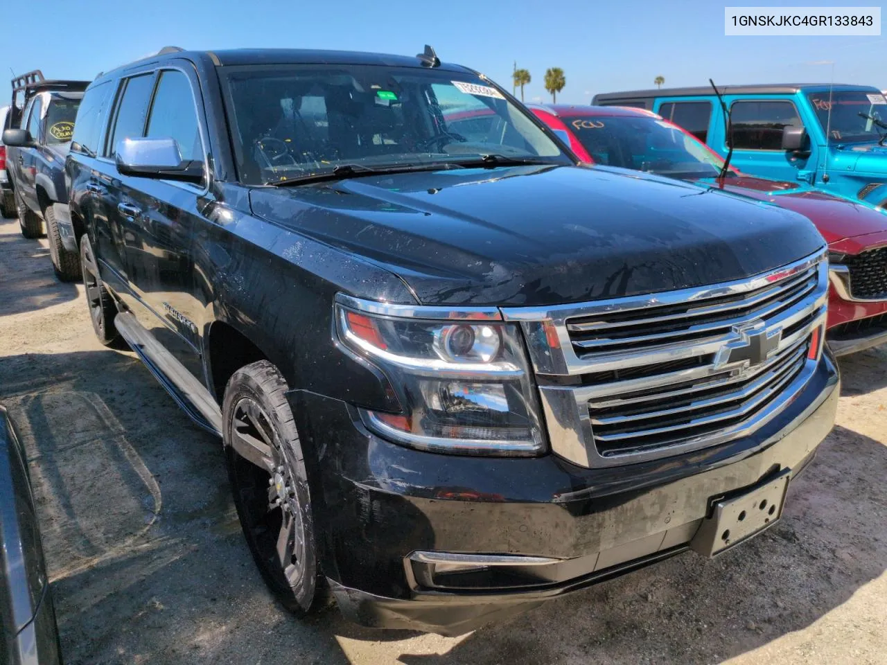 2016 Chevrolet Suburban K1500 Ltz VIN: 1GNSKJKC4GR133843 Lot: 75292384