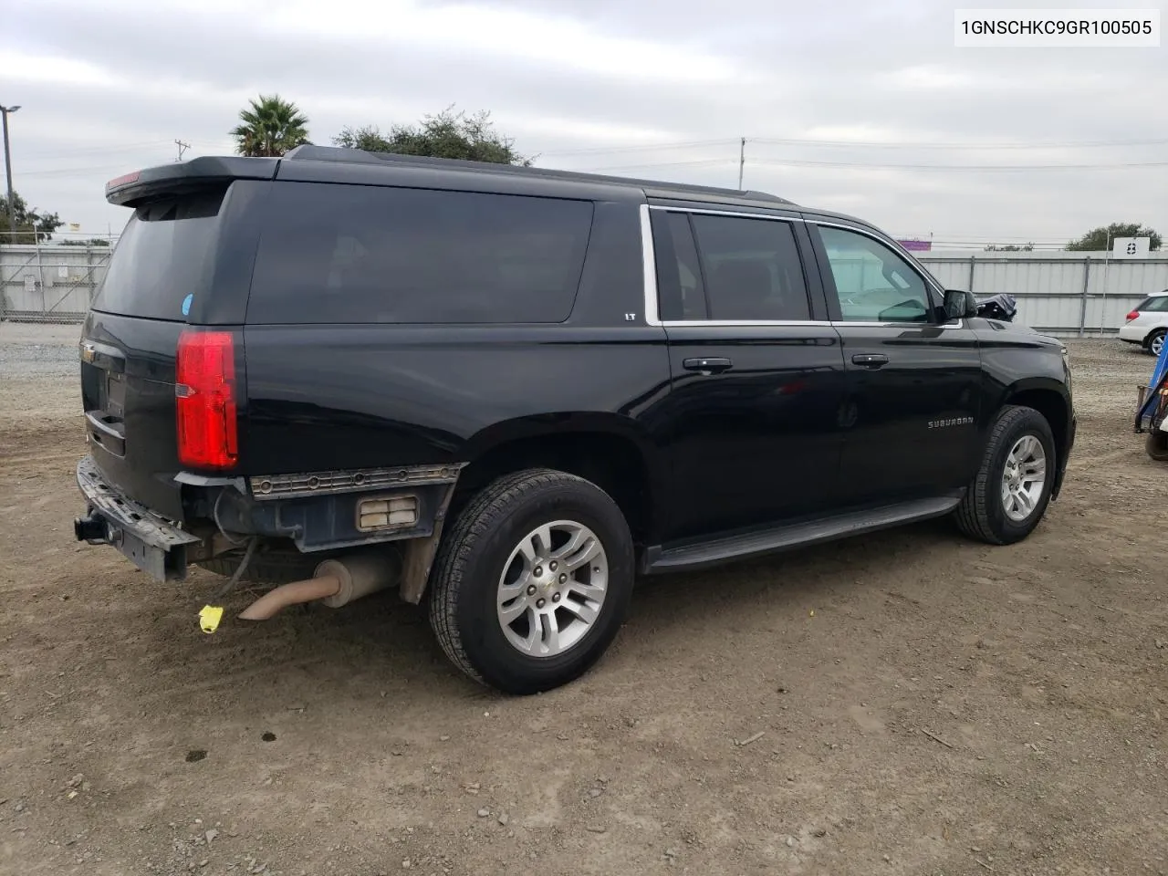 2016 Chevrolet Suburban C1500 Lt VIN: 1GNSCHKC9GR100505 Lot: 75685104