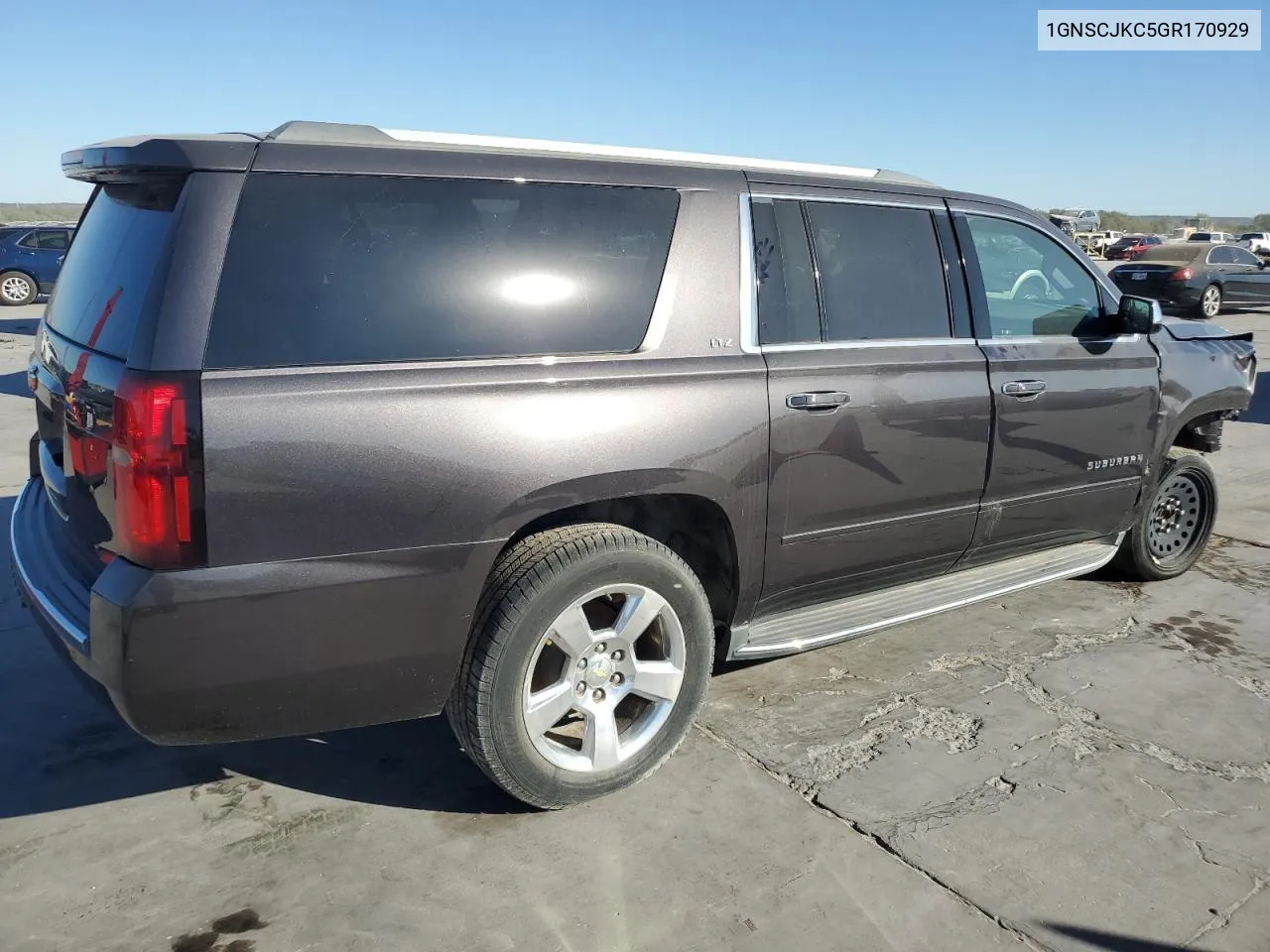 2016 Chevrolet Suburban C1500 Ltz VIN: 1GNSCJKC5GR170929 Lot: 76271164