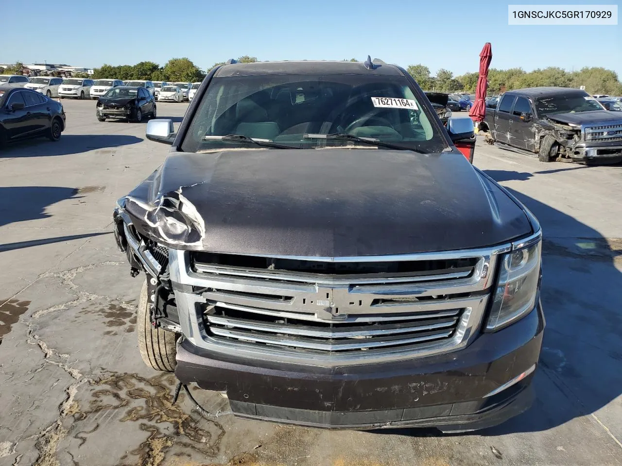 2016 Chevrolet Suburban C1500 Ltz VIN: 1GNSCJKC5GR170929 Lot: 76271164