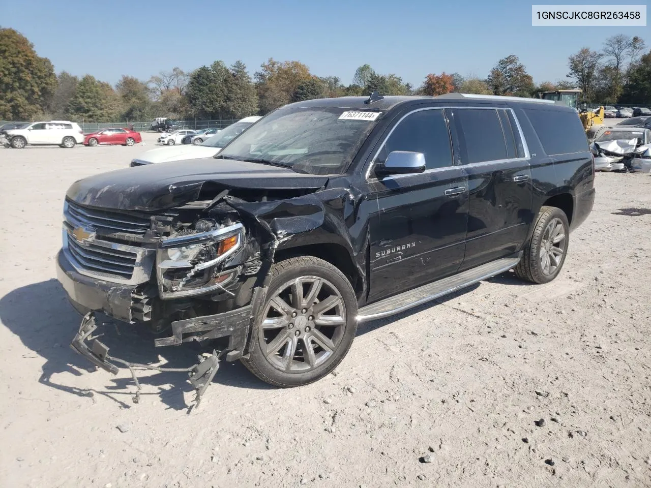 2016 Chevrolet Suburban C1500 Ltz VIN: 1GNSCJKC8GR263458 Lot: 76371144