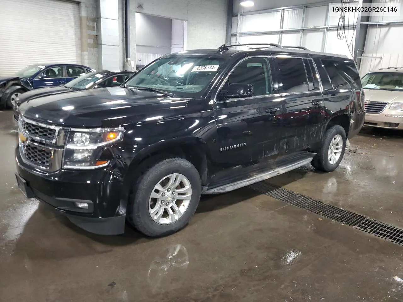 2016 Chevrolet Suburban K1500 Lt VIN: 1GNSKHKC2GR260146 Lot: 76398224