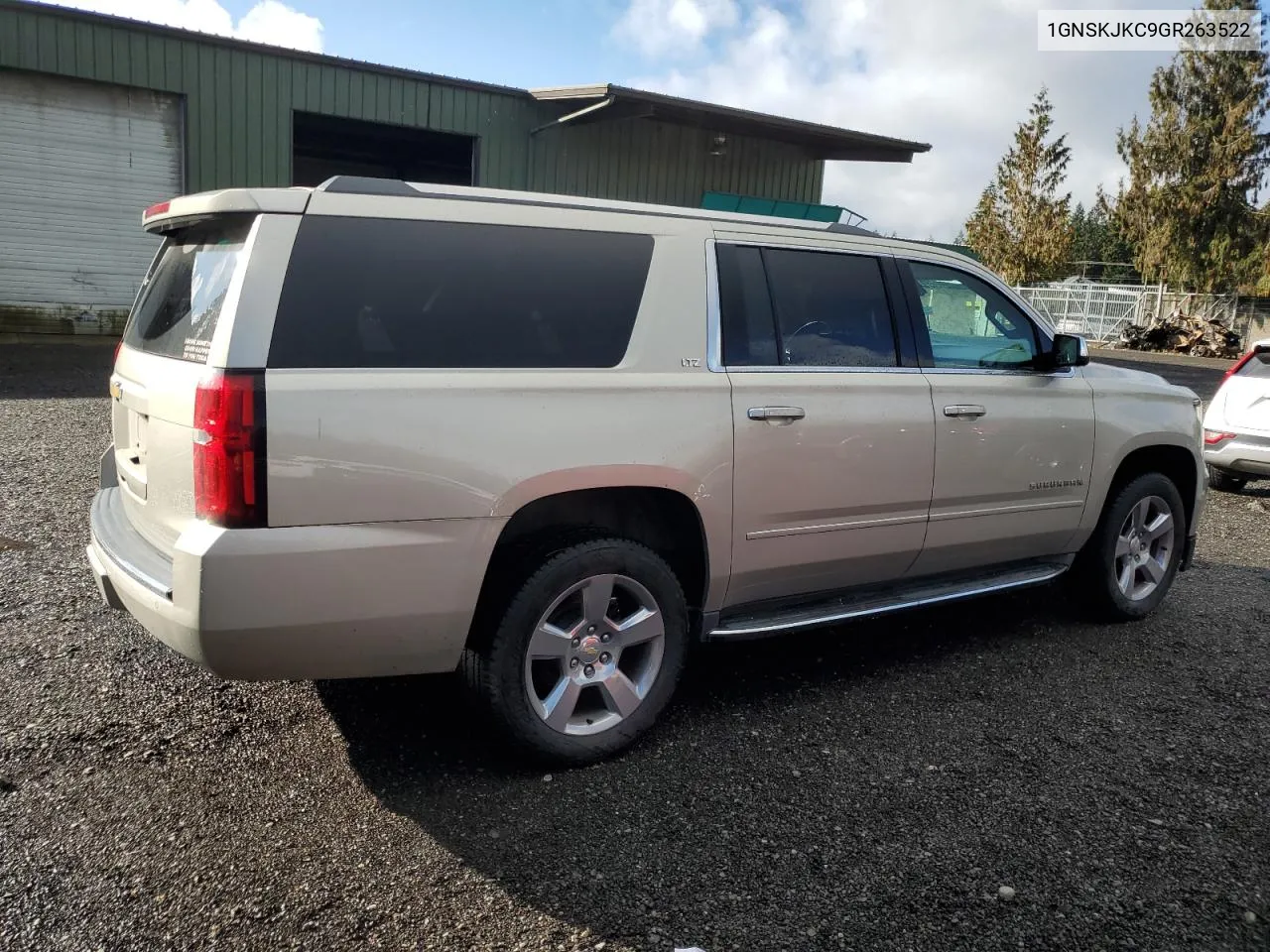 2016 Chevrolet Suburban K1500 Ltz VIN: 1GNSKJKC9GR263522 Lot: 76636974